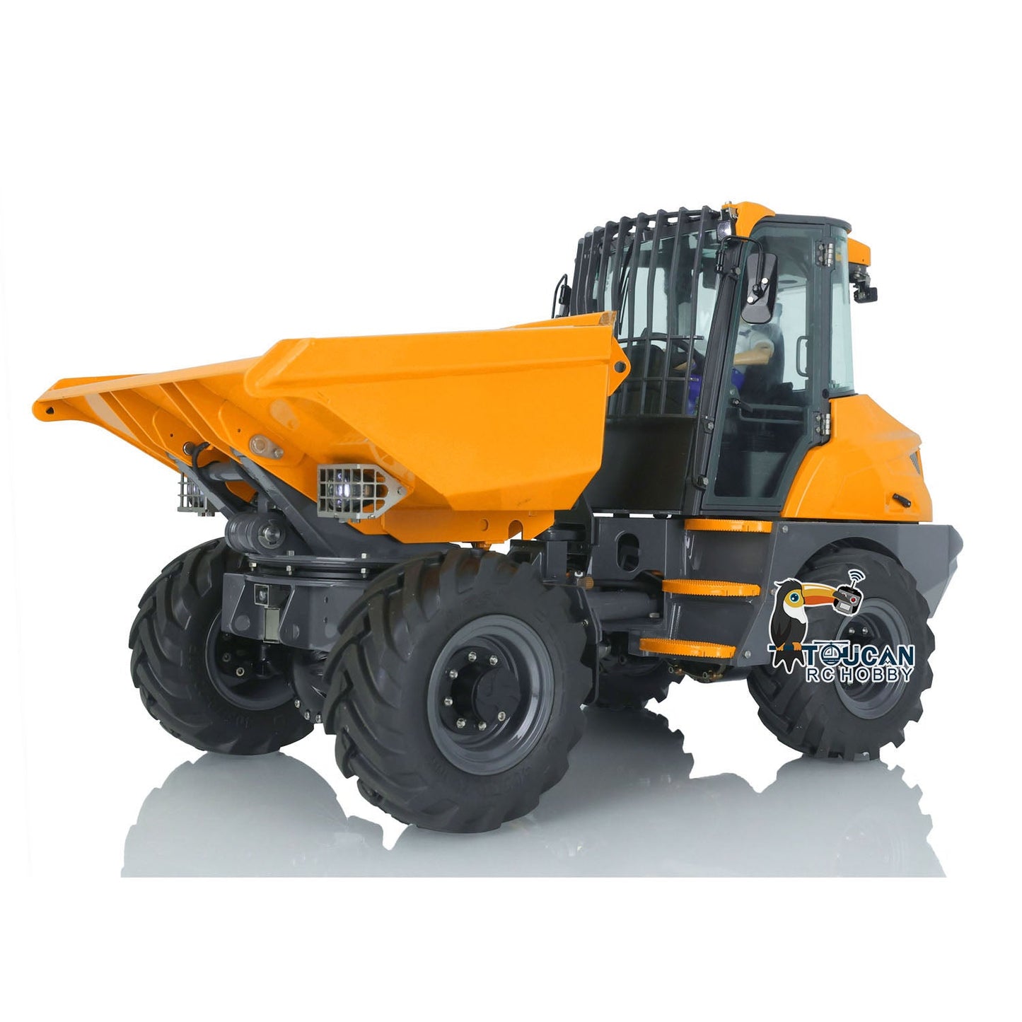 LESU 1/14 4X4 AOUE-6MDX RC Hydraulic Articulated Dumper Remote Control Tipper Ready To Run 6MDX Painted and Assembled