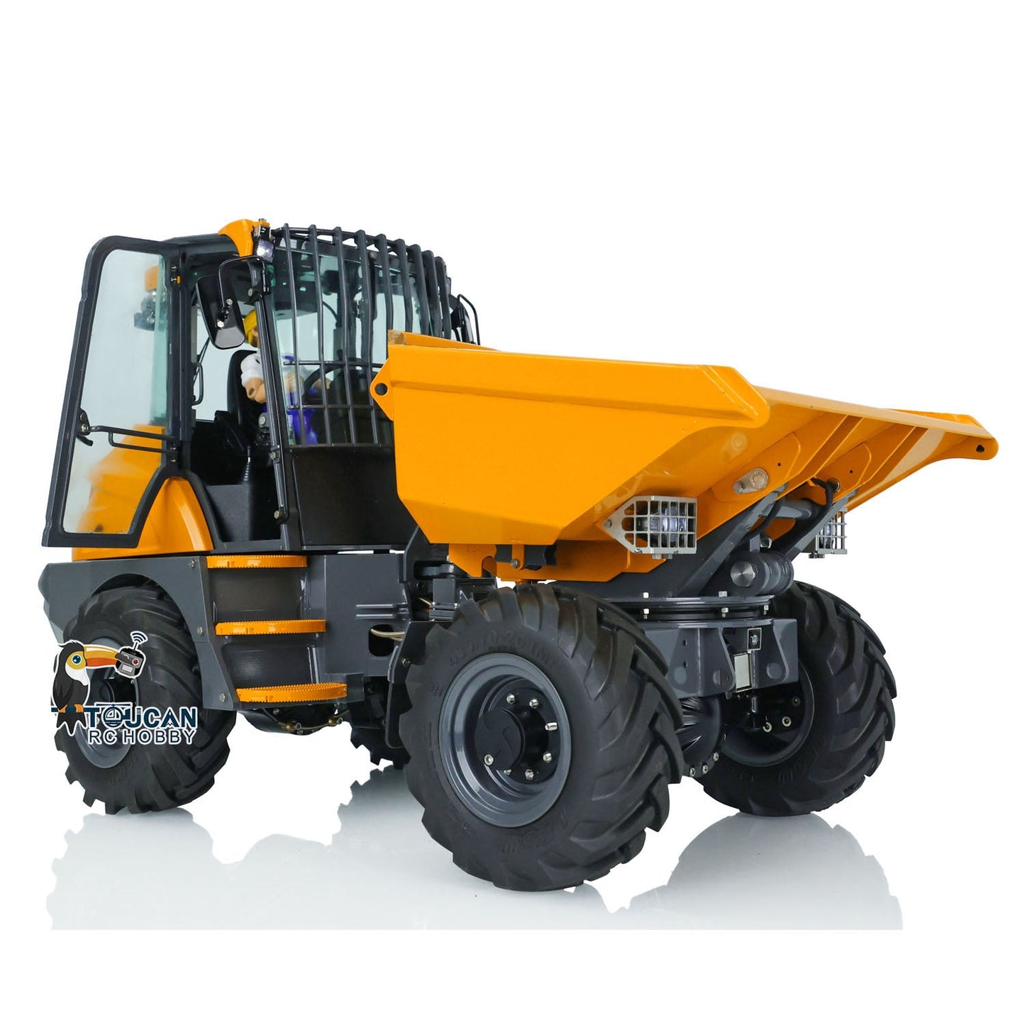 LESU 1/14 4X4 AOUE-6MDX RC Hydraulic Articulated Dumper Remote Control Tipper Ready To Run 6MDX Painted and Assembled