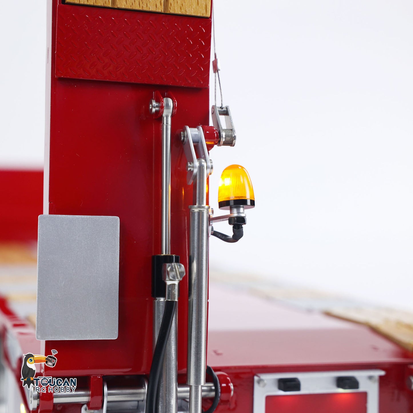 LESU Electronic Lifting Metal Trailer for 1/14 RC Tractor Truck Dumper Lorry Car Simulation Construction Vehicle Model DIY