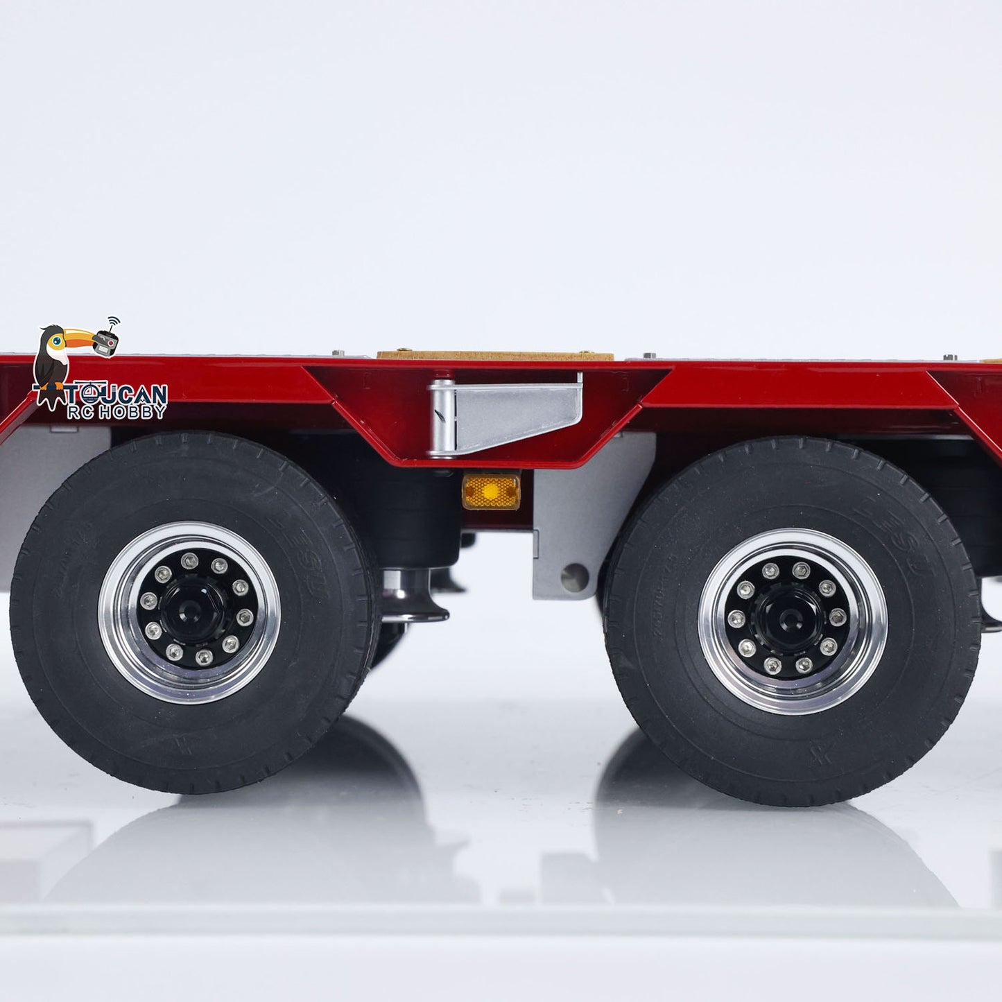 LESU Electronic Lifting Metal Trailer for 1/14 RC Tractor Truck Dumper Lorry Car Simulation Construction Vehicle Model DIY