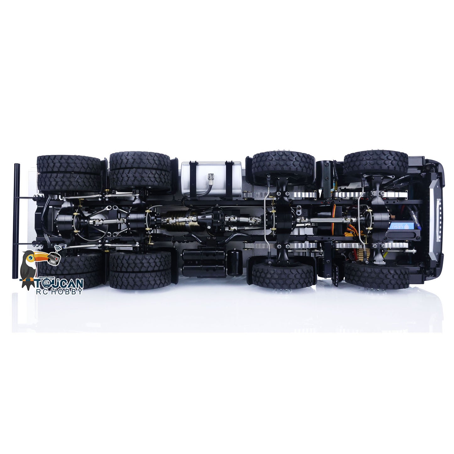 1/14 LESU Hydraulic RC Dumper Trucks for RTR 8*8 Remote Controlled Dump Ready to Run Car Light Sound System ESC Servo Motor