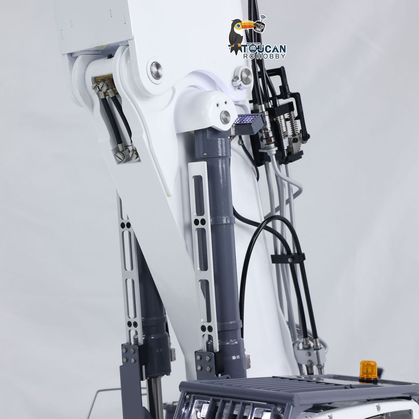 LESU 1/14 RC Full Hydraulic Excavator LR960 Demolition Digging Arm Pump Lights Demolition Digger