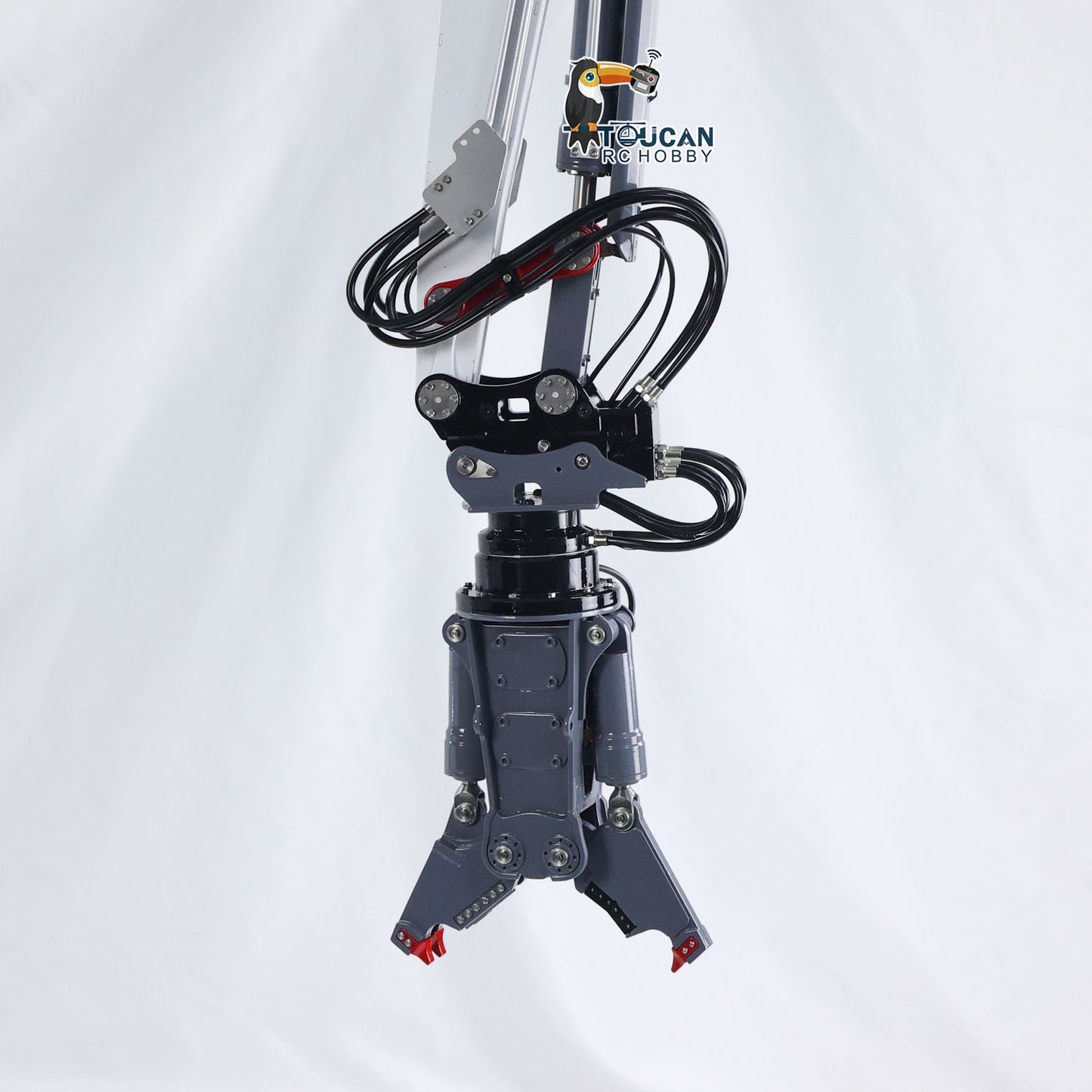 LESU 1/14 RC Full Hydraulic Excavator LR960 Demolition Digging Arm Pump Lights Demolition Digger