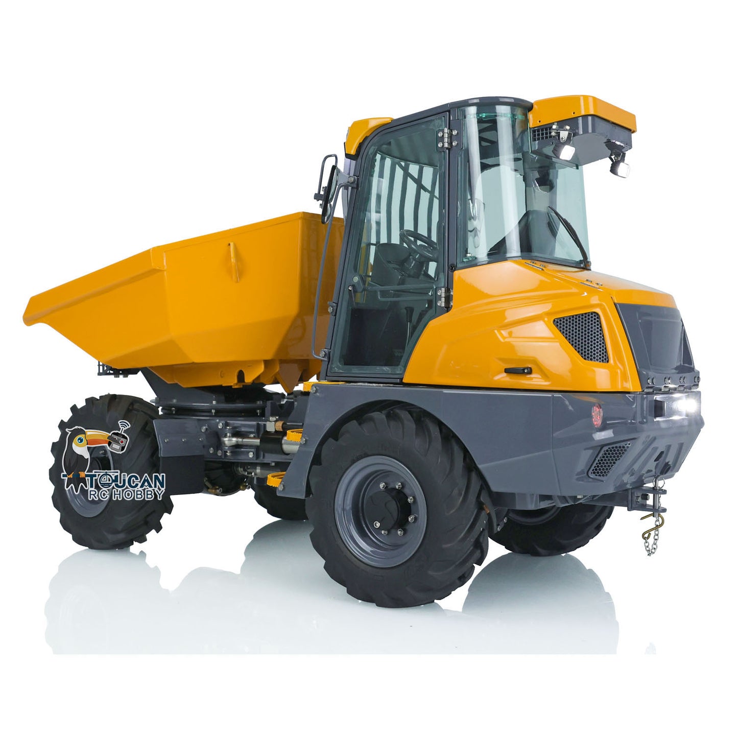 LESU 4*4 1:14 6MDX RC Hydraulic Equipment Remote Control Articulated Dump Truck Tipper Construction Vehicle DIY Model