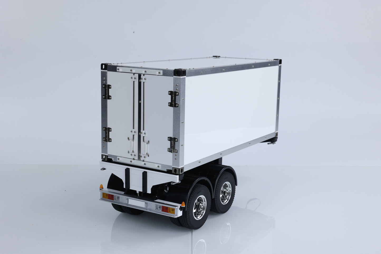 US STOCK TOUCAN 20ft RC Reefer Semi Trailer Container for 1/14 DIY TAMIYA Tractor Truck Uassembled KIT
