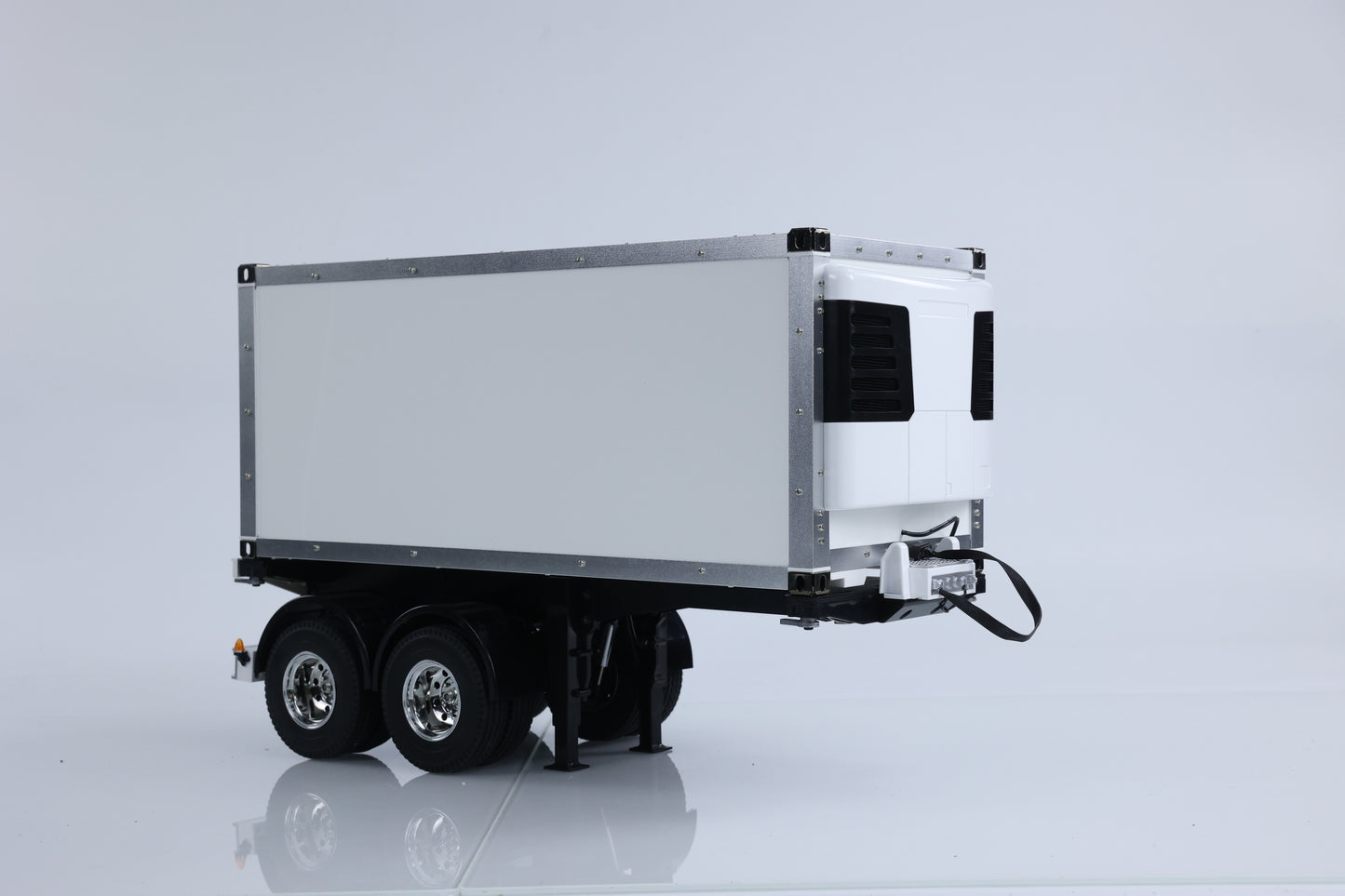 US STOCK TOUCAN 20ft RC Reefer Semi Trailer Container for 1/14 DIY TAMIYA Tractor Truck Uassembled KIT