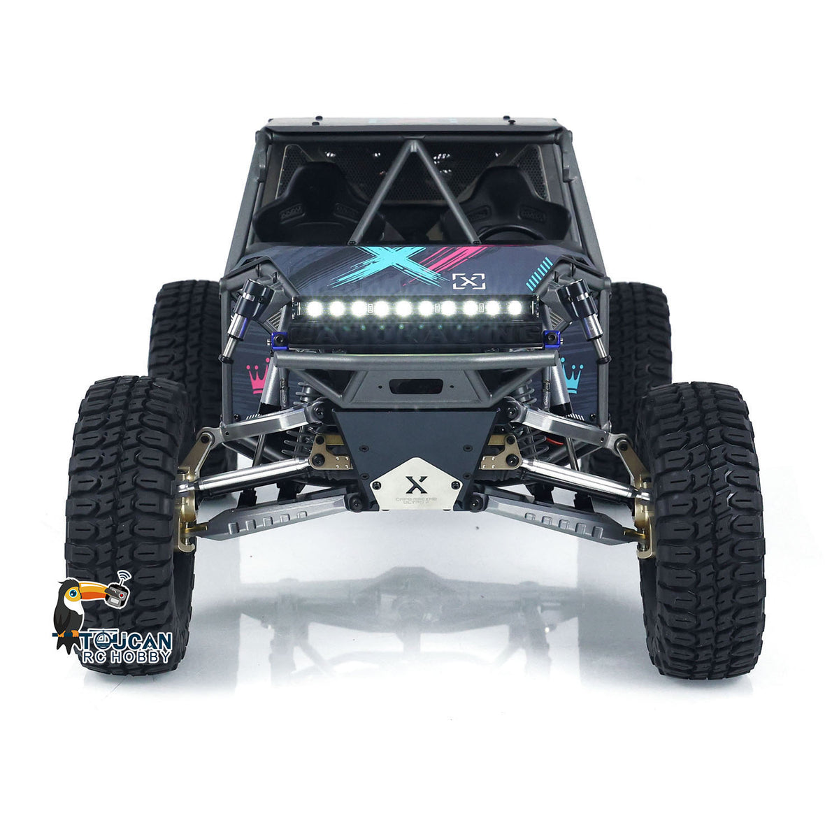 US Stock Capo U4 Queen CD1582X 1/8 4*4 Metal RC Crawler 2 Speed Radio Control Racing Vehicle Light Sounds Smoke Battery for RC Model Enthusiast