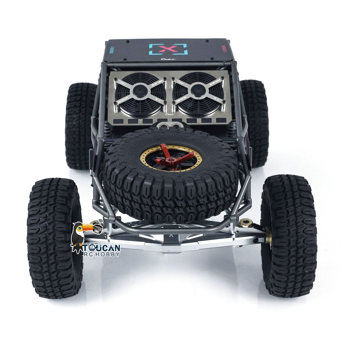 US Stock Capo U4 Queen CD1582X 1/8 4*4 Metal RC Crawler 2 Speed Radio Control Racing Vehicle Light Sounds Smoke Battery for RC Model Enthusiast