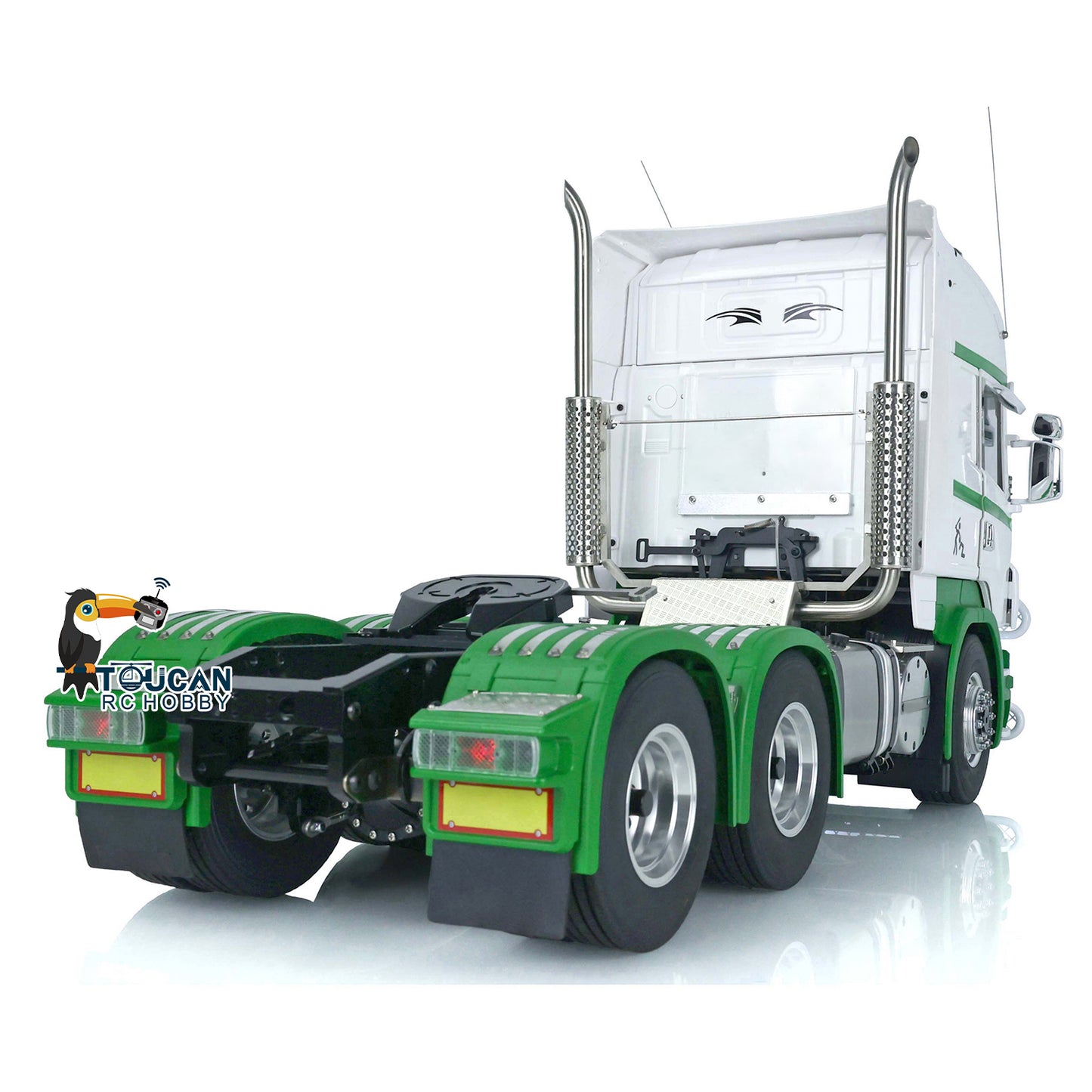 1/14 Scale TOUCAN Remote Controlled Tractor Truck for 6x6 Remote Control Cars Model Metal Chassis Battery & Radio System & Charger