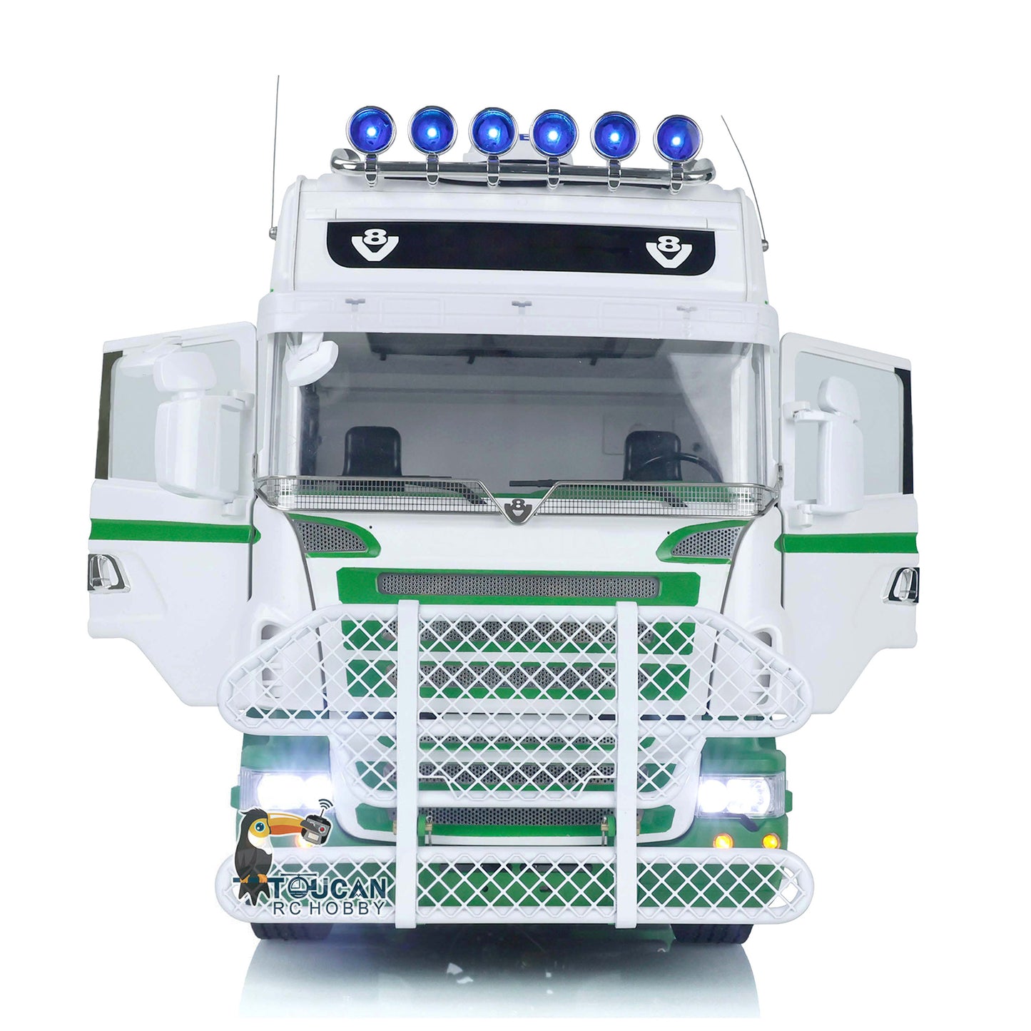 1/14 LESU Metal Chassis RC Tractor Truck for 6x6 Remote Control RTR Cars Ready to Run Hobby Model Simulated Air Conditioner