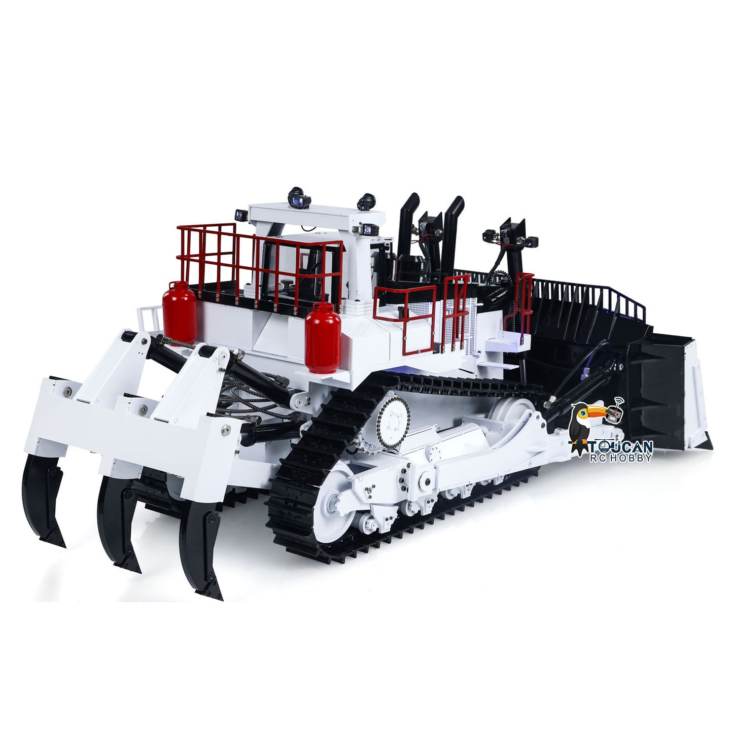 110KG D11T 1/14 RC Hydraulic Bulldozer PL18EV Remote Control Dozers Sound Light Smoke Assembled and Painted Motor ESC Servo