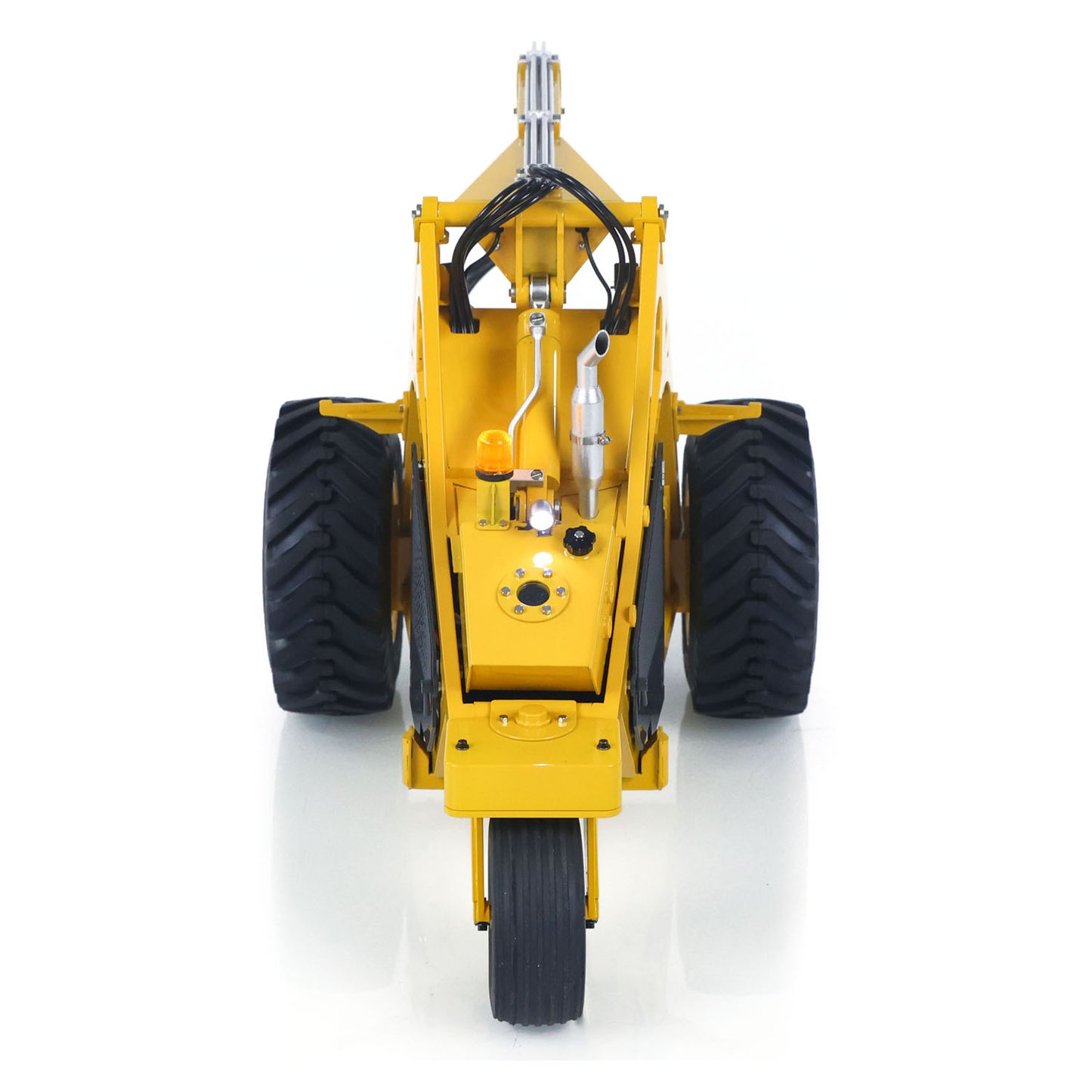 Metal LESU AOUE 225A 1/14 Remote Control Hydraulic Log Loader RC Sugarcane Loader PNP Grabber Pump 4CH Valve Wheeled Model Car Assembled