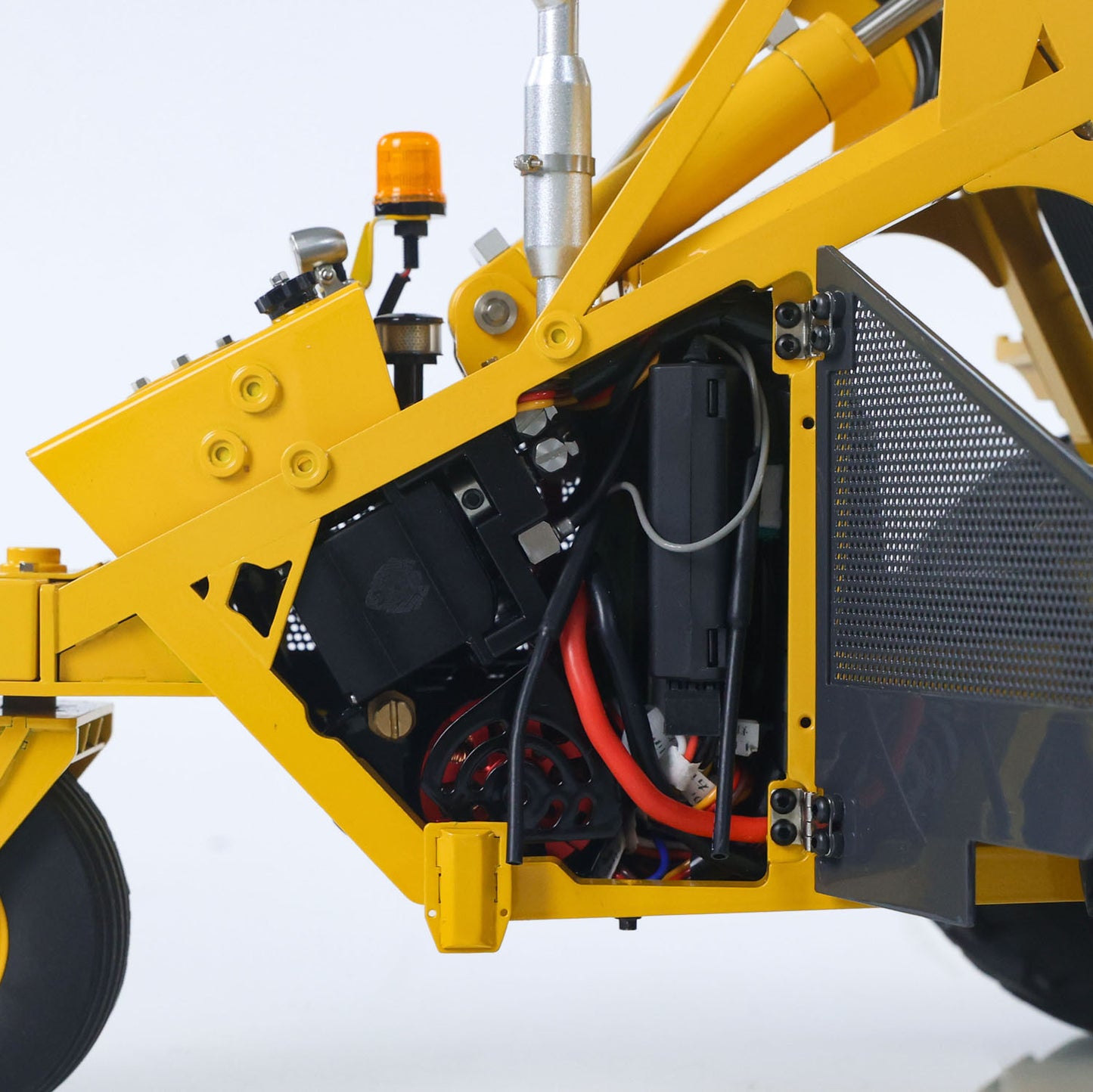 Metal LESU AOUE 225A 1/14 Remote Control Hydraulic Log Loader RC Sugarcane Loader PNP Grabber Pump 4CH Valve Wheeled Model Car Assembled