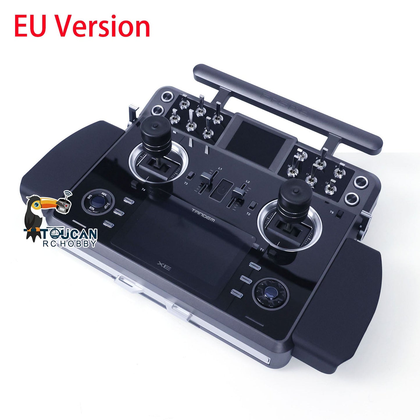 FrSky Tandem XE Transmitter 3D Gimbal 4000mah/7.4V Battery RC Truck Remote Controller ETHOS System 86*61*20mm 8G Storage