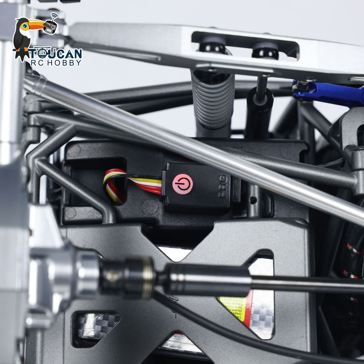 US Stock Capo U4 Queen CD1582X 1/8 4*4 Metal RC Crawler 2 Speed Radio Control Racing Vehicle Light Sounds Smoke Battery for RC Model Enthusiast