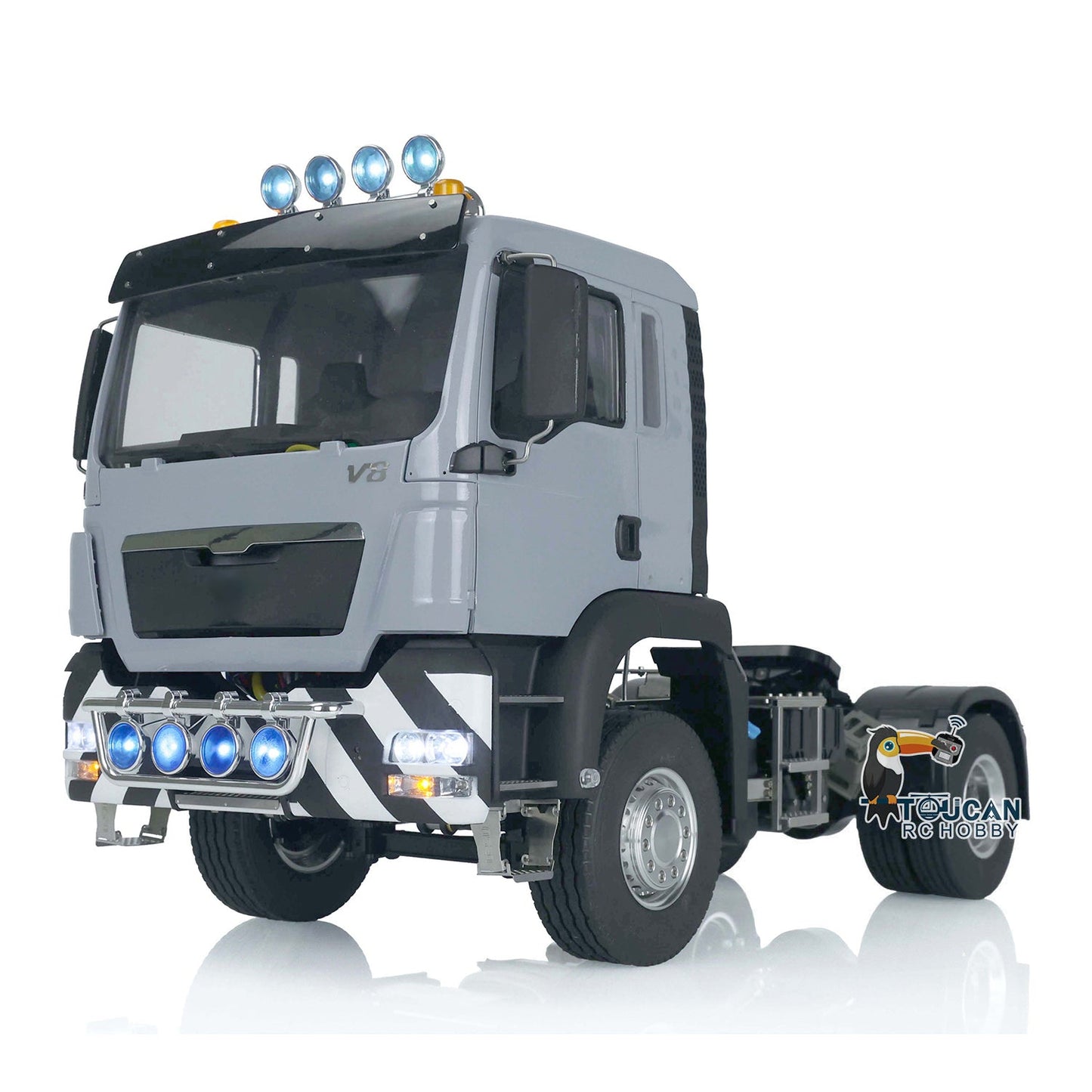 LESU 1:14 Scale 4x2 RC Tractor Truck for TGS Remote Control Painted Car Metal Chassis W/ Motor Servo Battery Radio System Charger