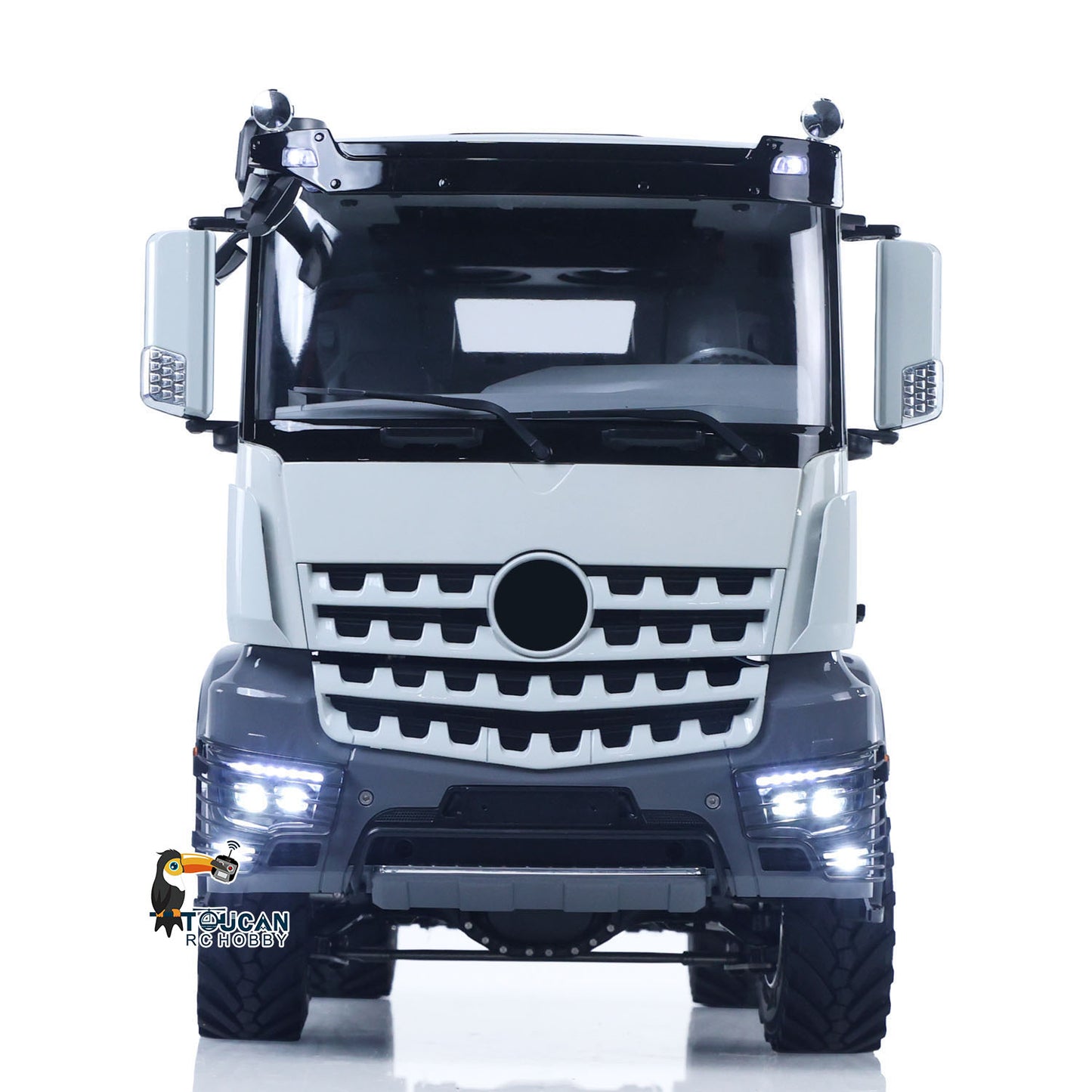 1/14 RC Tractor Truck L44 Remote Control Farm Vehicle Model Sequential Turn Signal 4×4 Axle Differential Lock 3Speed Gearbox ST8 Radio Controller