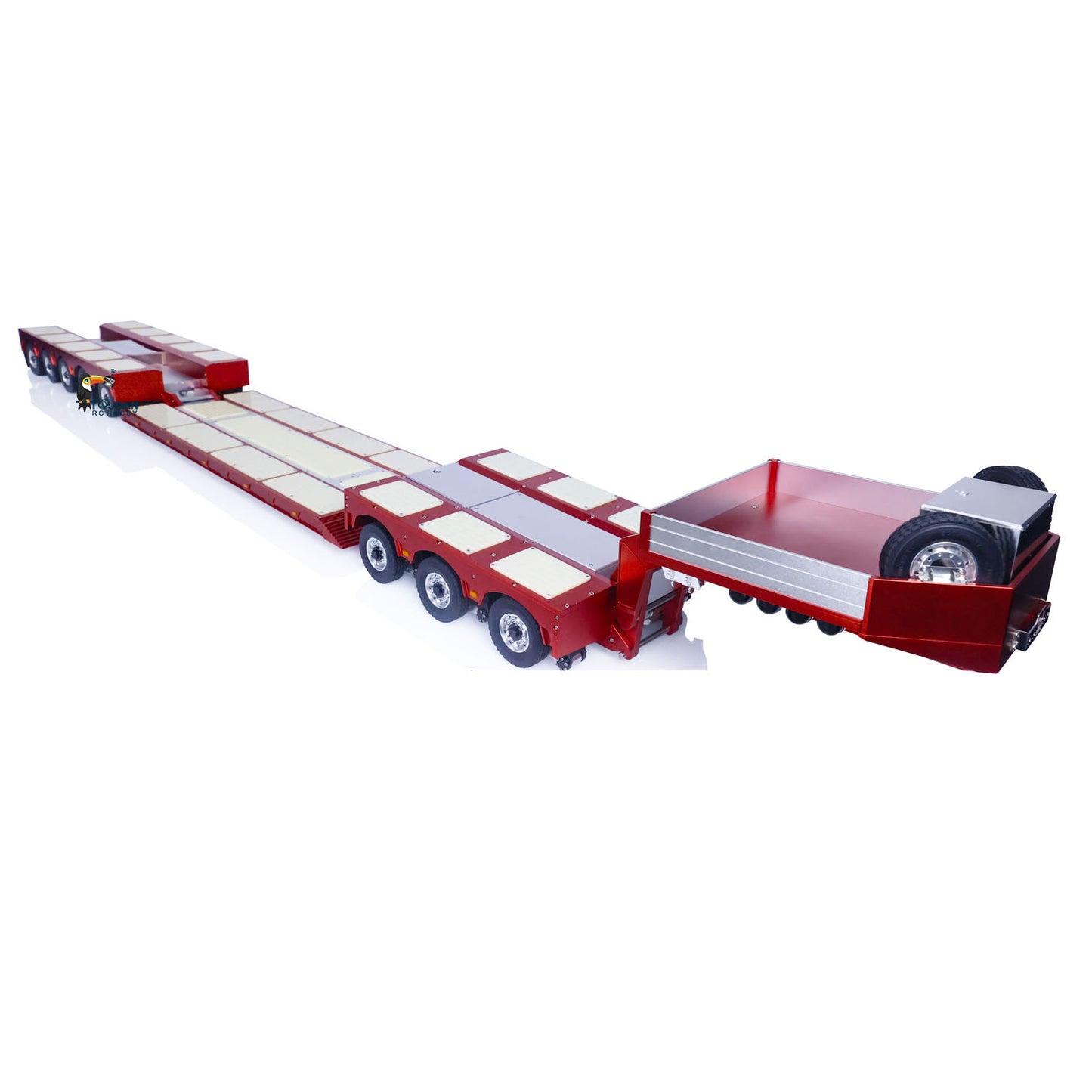 Degree 996 1/14 RC Hydraulic Trailer 8 Axles Metal 5+3 Hydraulically Suspended Painted Remote Control Truck