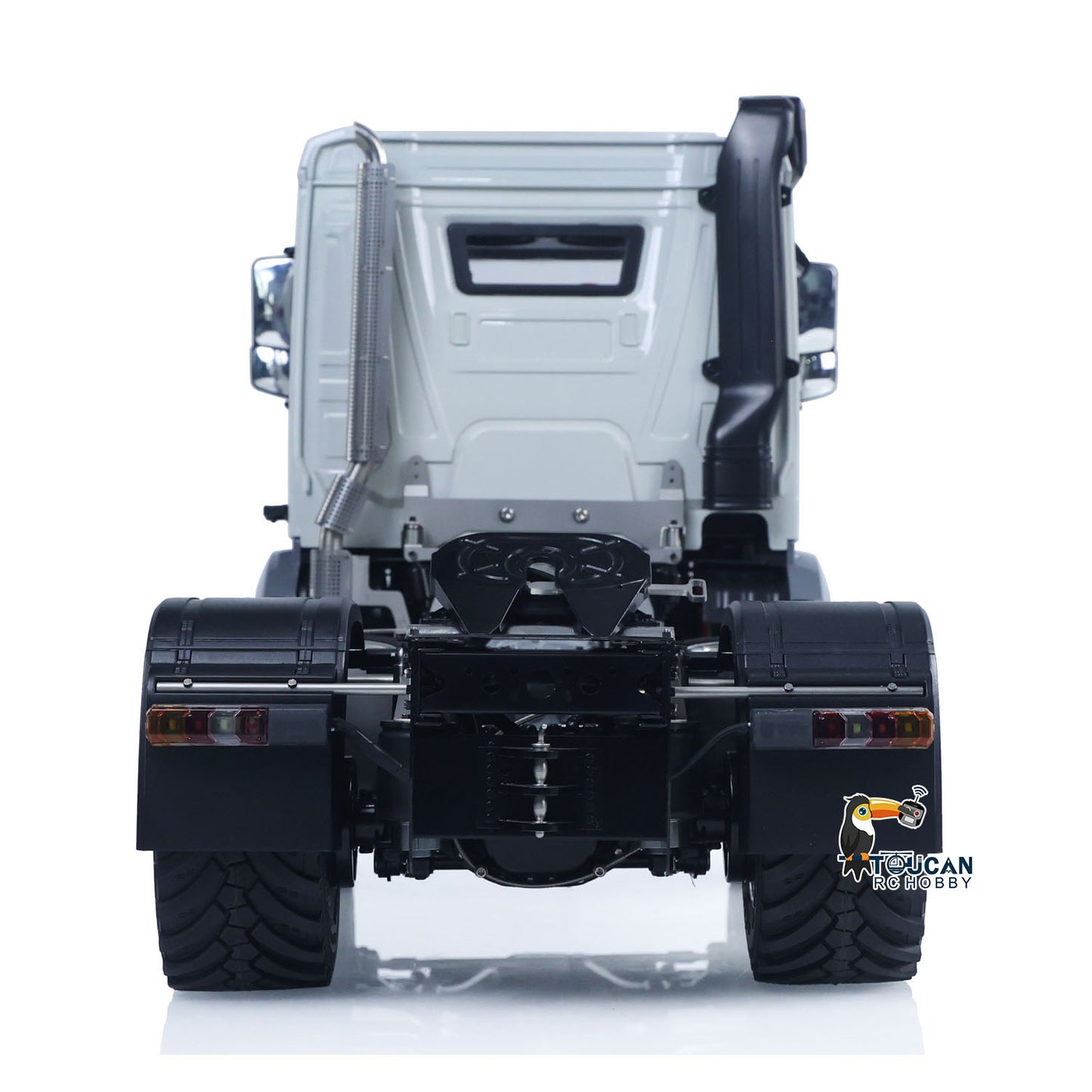 1/14 RC Tractor Truck L44 Remote Control Farm Vehicle Model Sequential Turn Signal 4×4 Axle Differential Lock 3Speed Gearbox ST8 Radio Controller