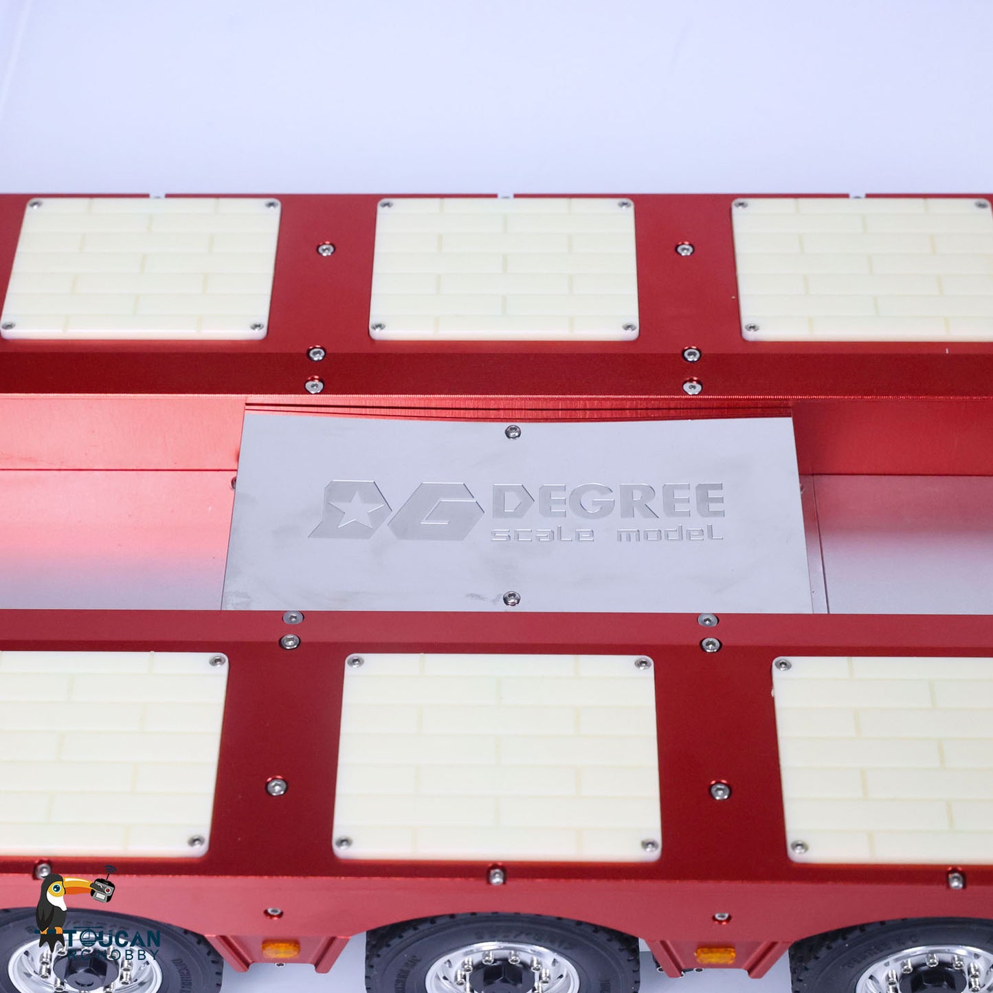 Degree 996 1/14 RC Hydraulic Trailer 8 Axles Metal 5+3 Hydraulically Suspended Painted Remote Control Truck