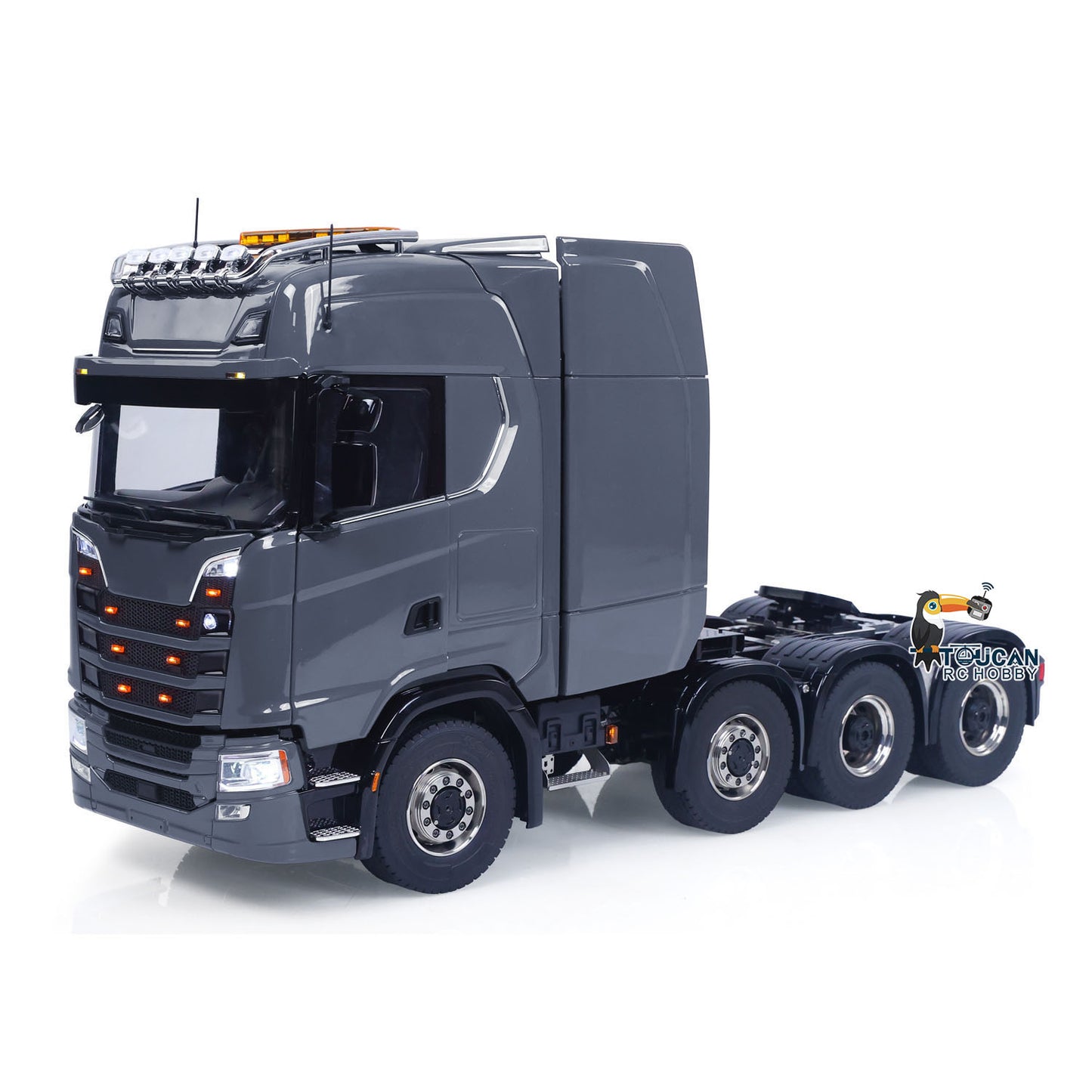 SC 770S 1/14 8*8 Radio Control Tractor Truck Wheel Side Reduction Axles Three Speed Transmission Hobbywing 1060 ESC 35T Motor