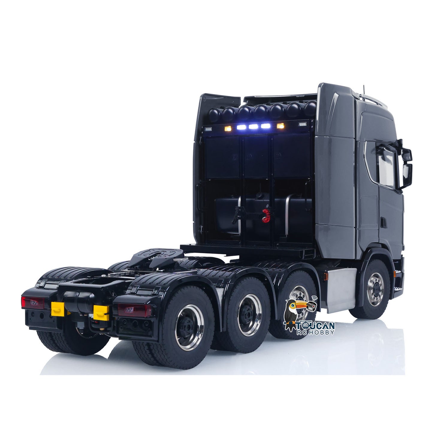 SC 770S 1/14 8*8 Radio Control Tractor Truck Wheel Side Reduction Axles Three Speed Transmission Hobbywing 1060 ESC 35T Motor