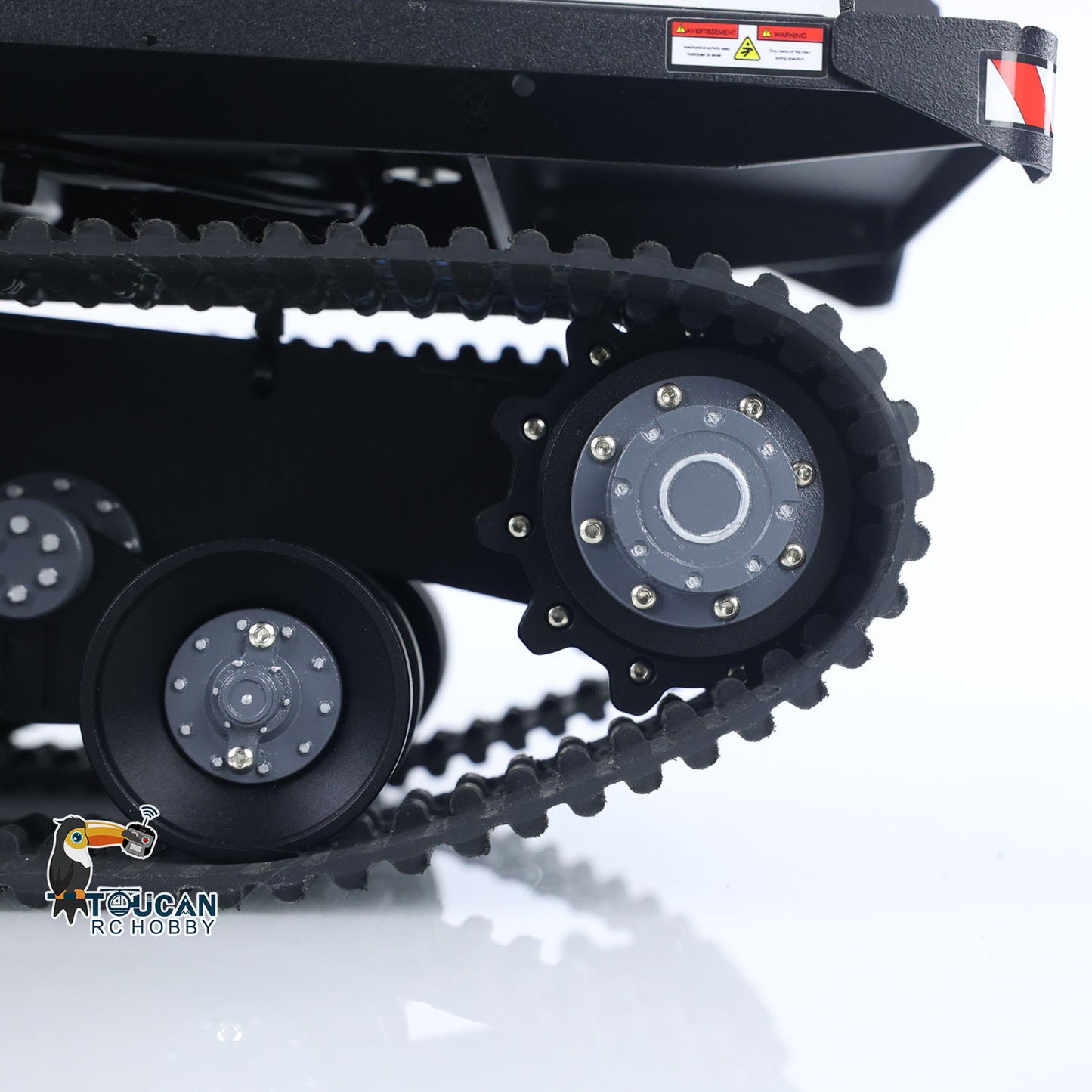 Fast Shipping Metal 1/14 RC Hydraulic Crawler Dump Truck T14R Radio Controlled Tracked Tipper RTR Construction Vehicle ST8 Light Sound Battery