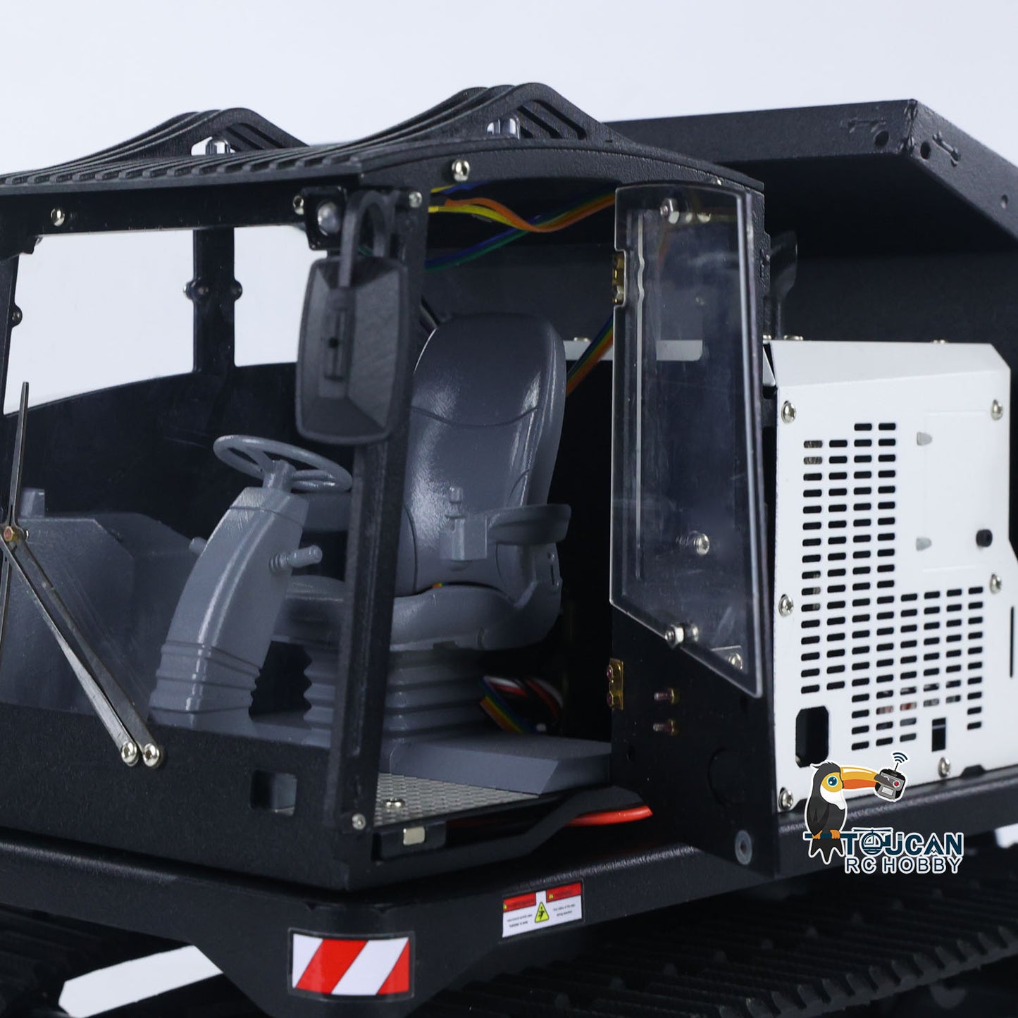 Fast Shipping Metal 1/14 RC Hydraulic Crawler Dump Truck T14R Radio Controlled Tracked Tipper RTR Construction Vehicle ST8 Light Sound Battery