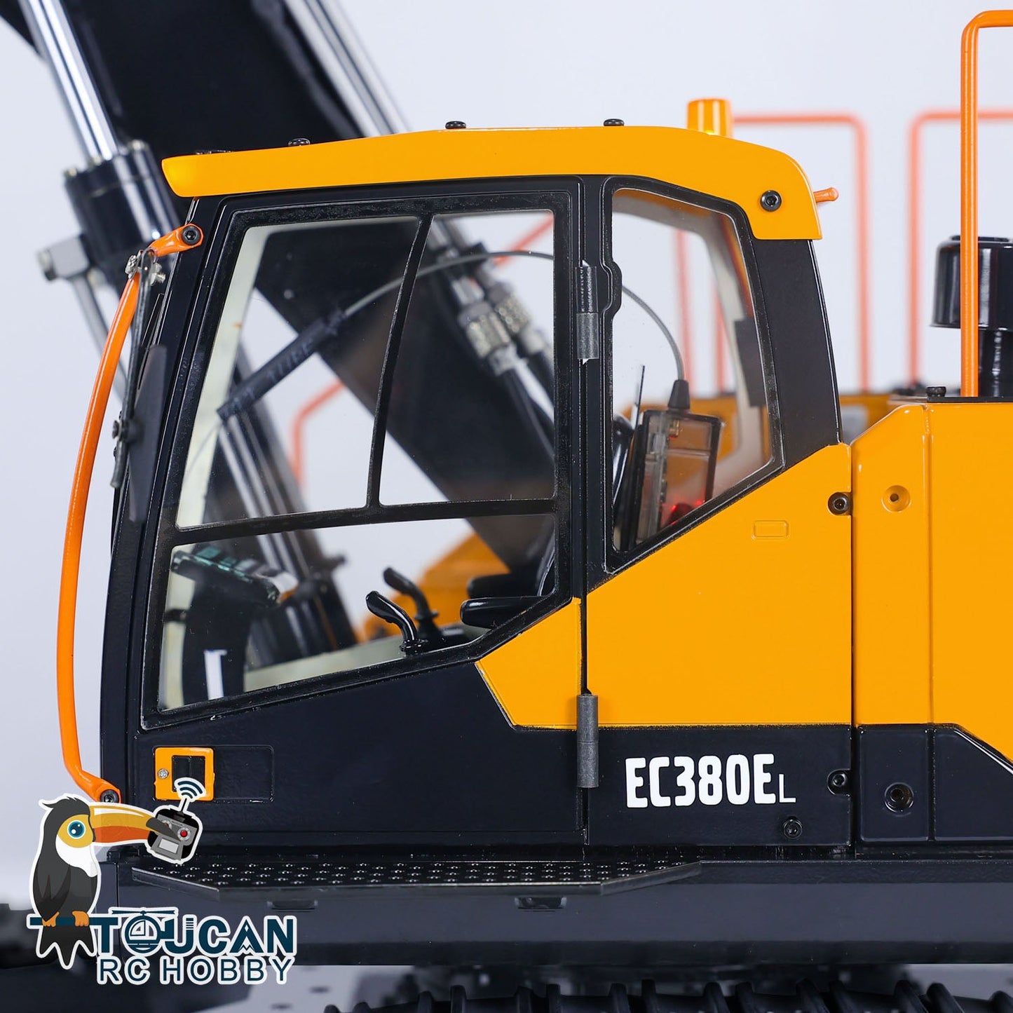 MTMODEL 1/14 2 Arms EC380 Metal RC Hydraulic Excavator Tracked Electric Wireless Control Digger Model Heavy Machine Vehicles