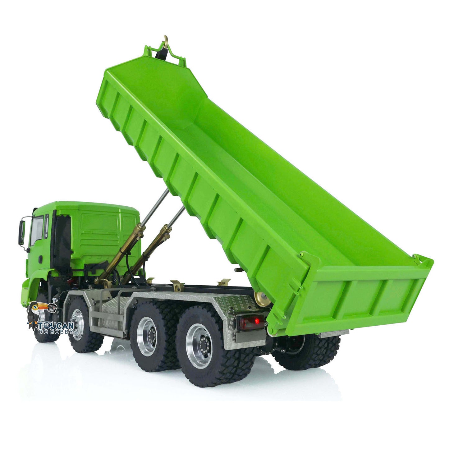 LESU 1/14 RC Roll On/Off Tipper Truck for 8x8 Hydraulic Remote Controlled Dumper Car Hobby Model LED Light Sound System