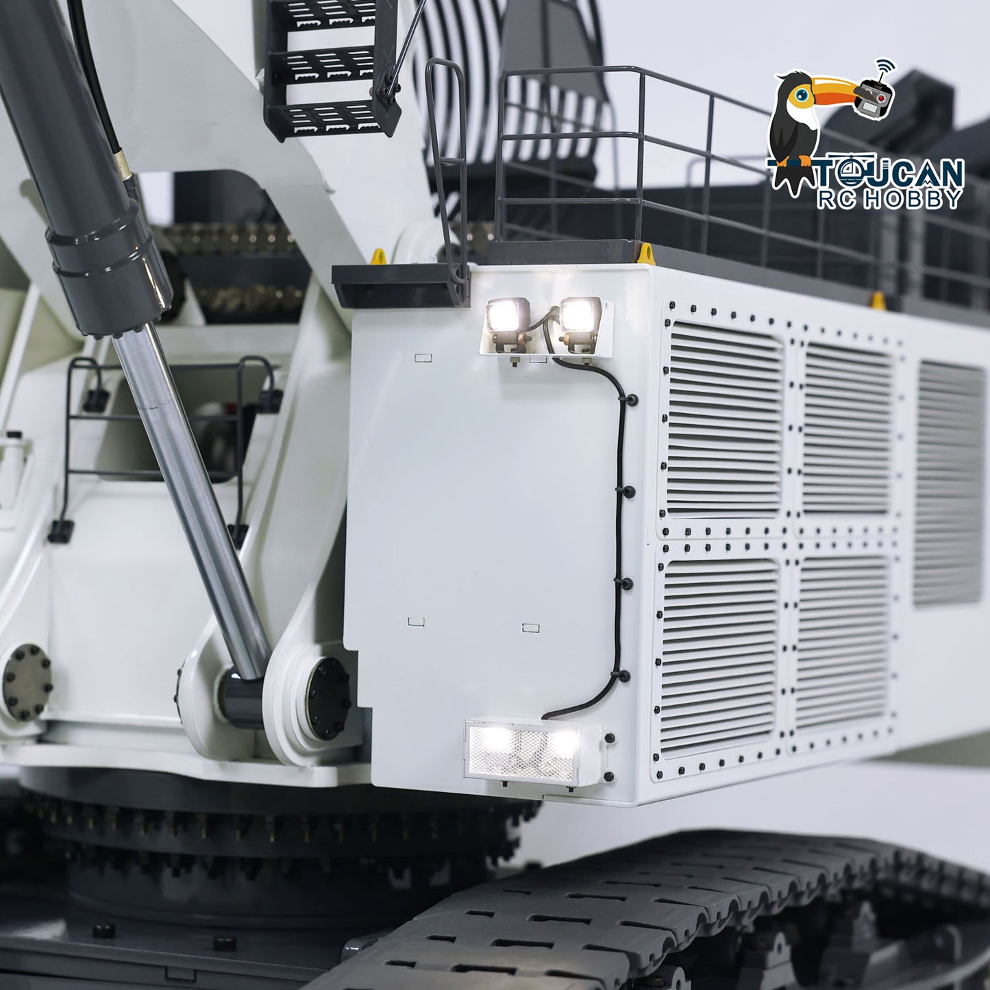 1/20 Metal Painted Assembled RC Hydraulic Equipment Remote Controlled Excavator for 996 Taranis XE Radio Digger Frsky-Taranis-XE