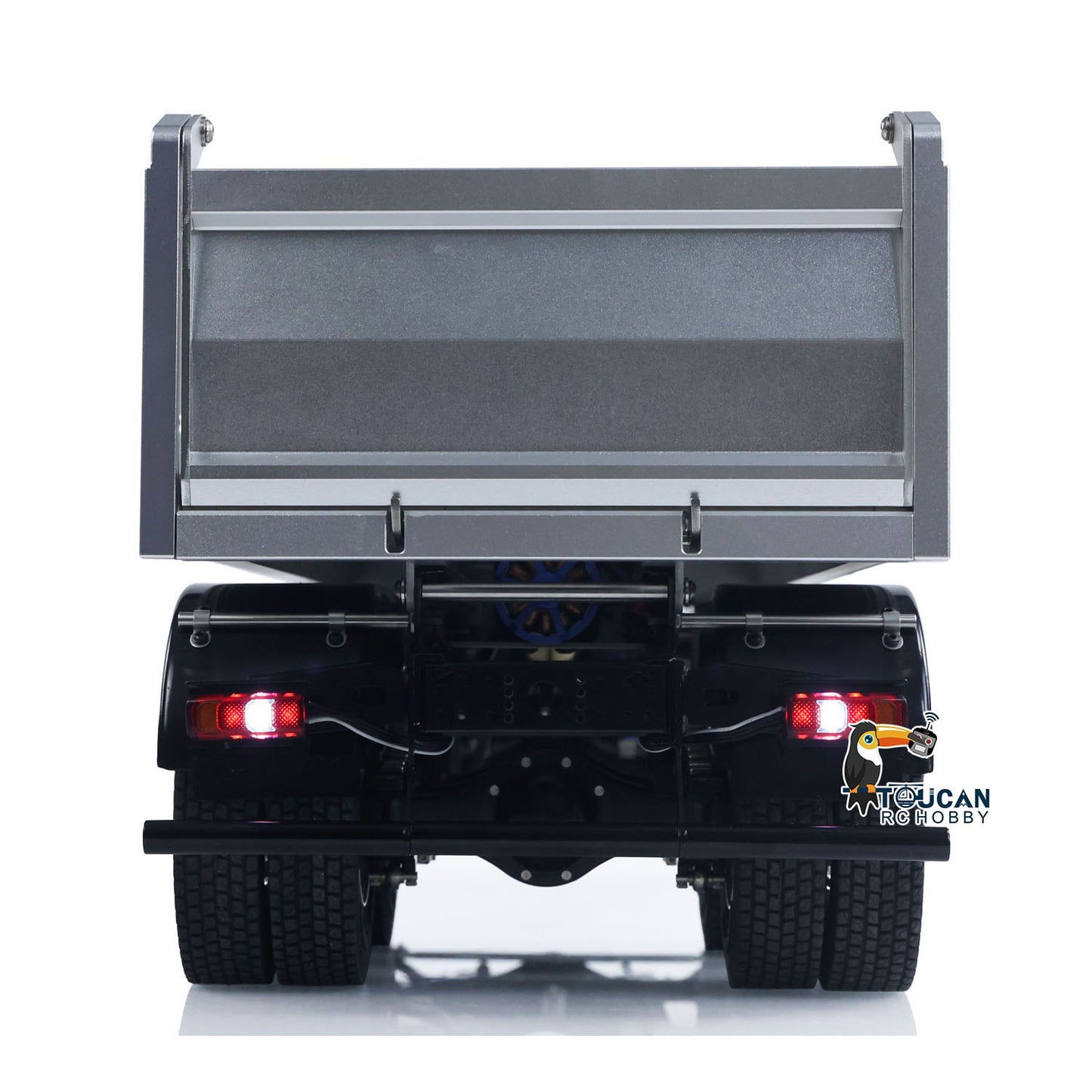 Fast Shipping 2Speed 3348 Metal Chassis 1/14 RTR RC Hydraulic Dumper Remote Control Tipper Model NO Lock Differential Axle Light Sound Battery