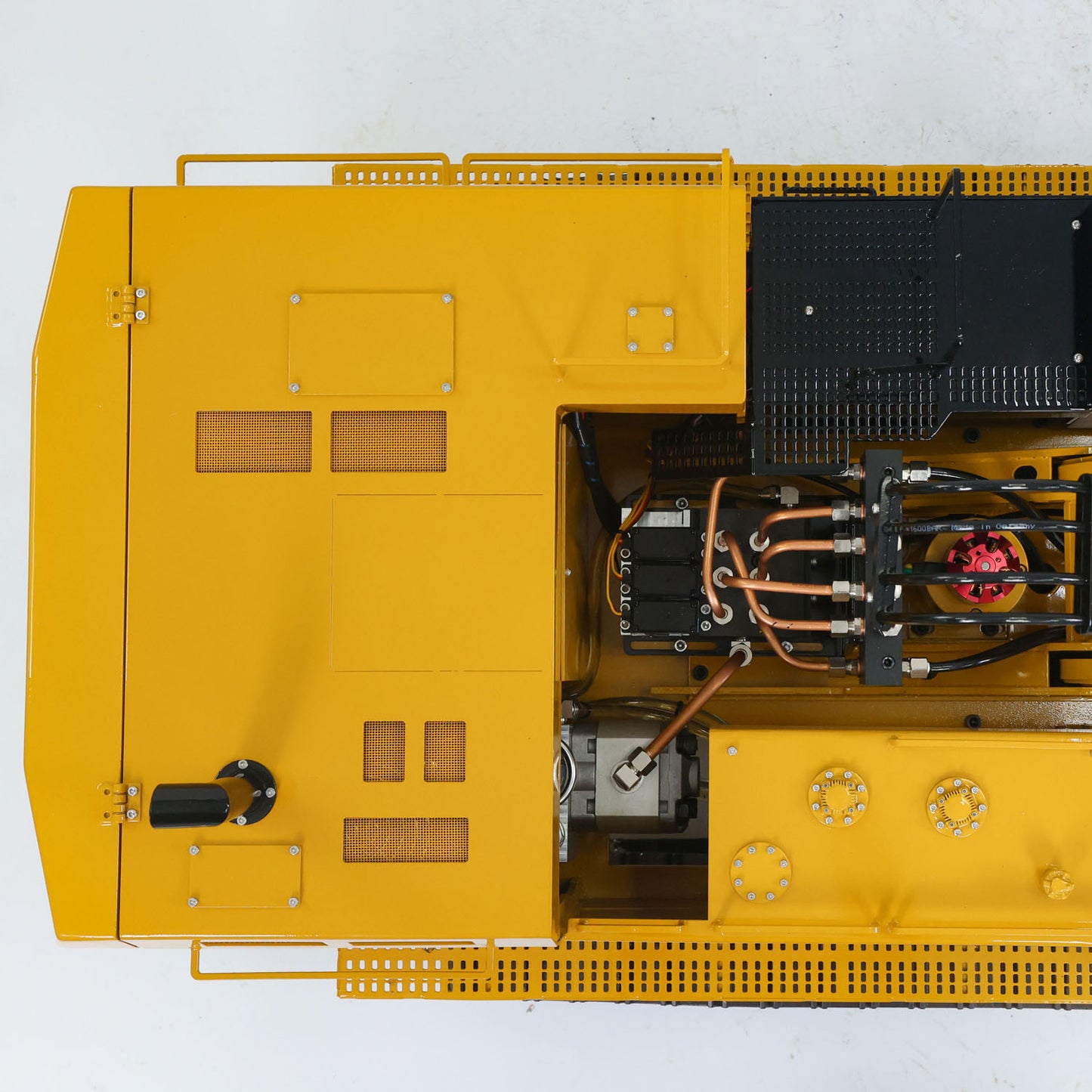 1/8 Metal Remote Control Hydraulic Excavator 390F Heavy Duty 3CH Valves RC Construction Vehicle Models Flysky PL18EV Radio Engineering Machine