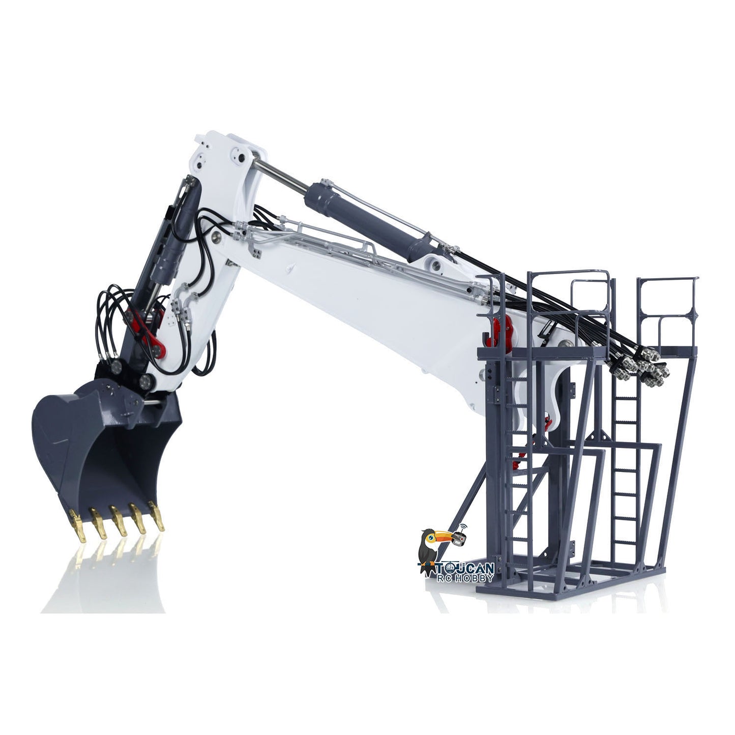 LESU 1/14 RC Heavy Full Hydraulic Excavator LR960 RTR Demolition Digger Model XE Radio