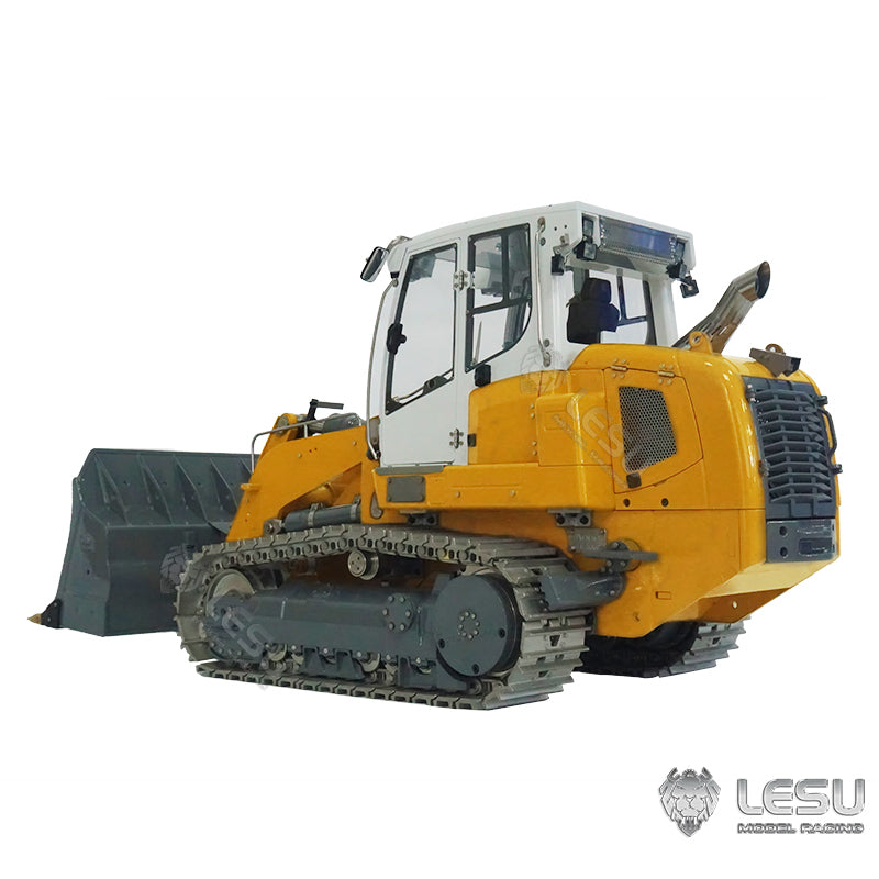 LESU 1/14 Metal 636 Hydraulic Tracked 2CH Valve RC Assembled and Painted Loader PL18EVLITE Radio Light Sound System Motor