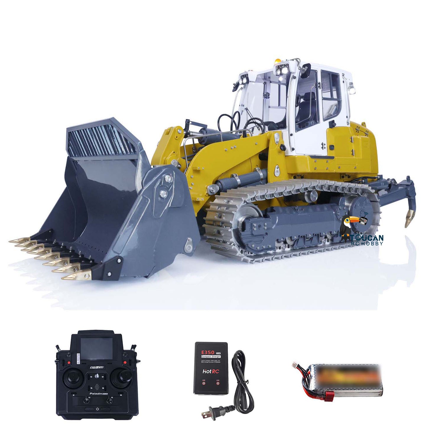 LESU 1/14 Metal RC Painted Loader for 636 Radio Controller Construction Vehicles W/ Sound Light Hydraulic System Decal