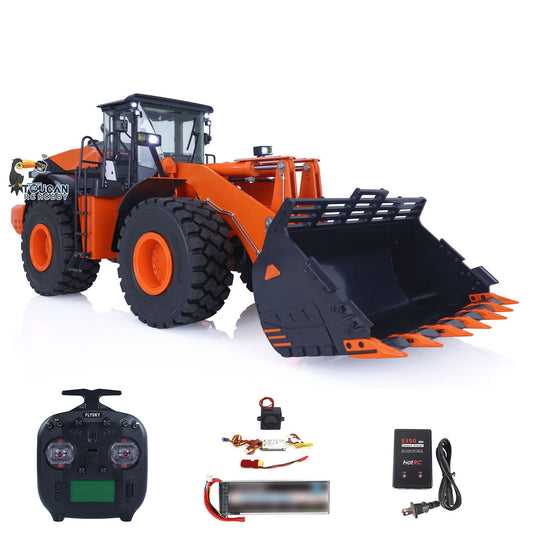 Fast Shipping Metal Hydraulic RC Loader 1/14 ZW370 JDM 198 RTR Radio Control Construction Car with New 201 Sound System