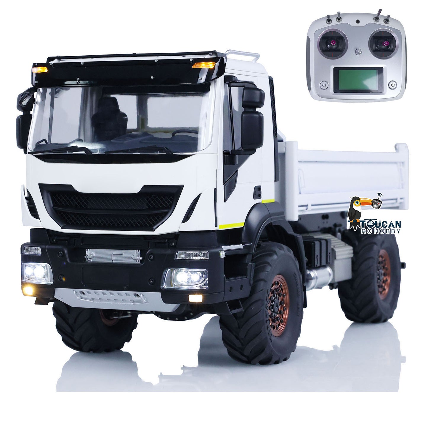 Metal 1/14 4x4 RC Hydraulic Dumper Electric Trucks Remote Controlled Tipper Dump Emulated Car Hobby Models Special Edition Gift