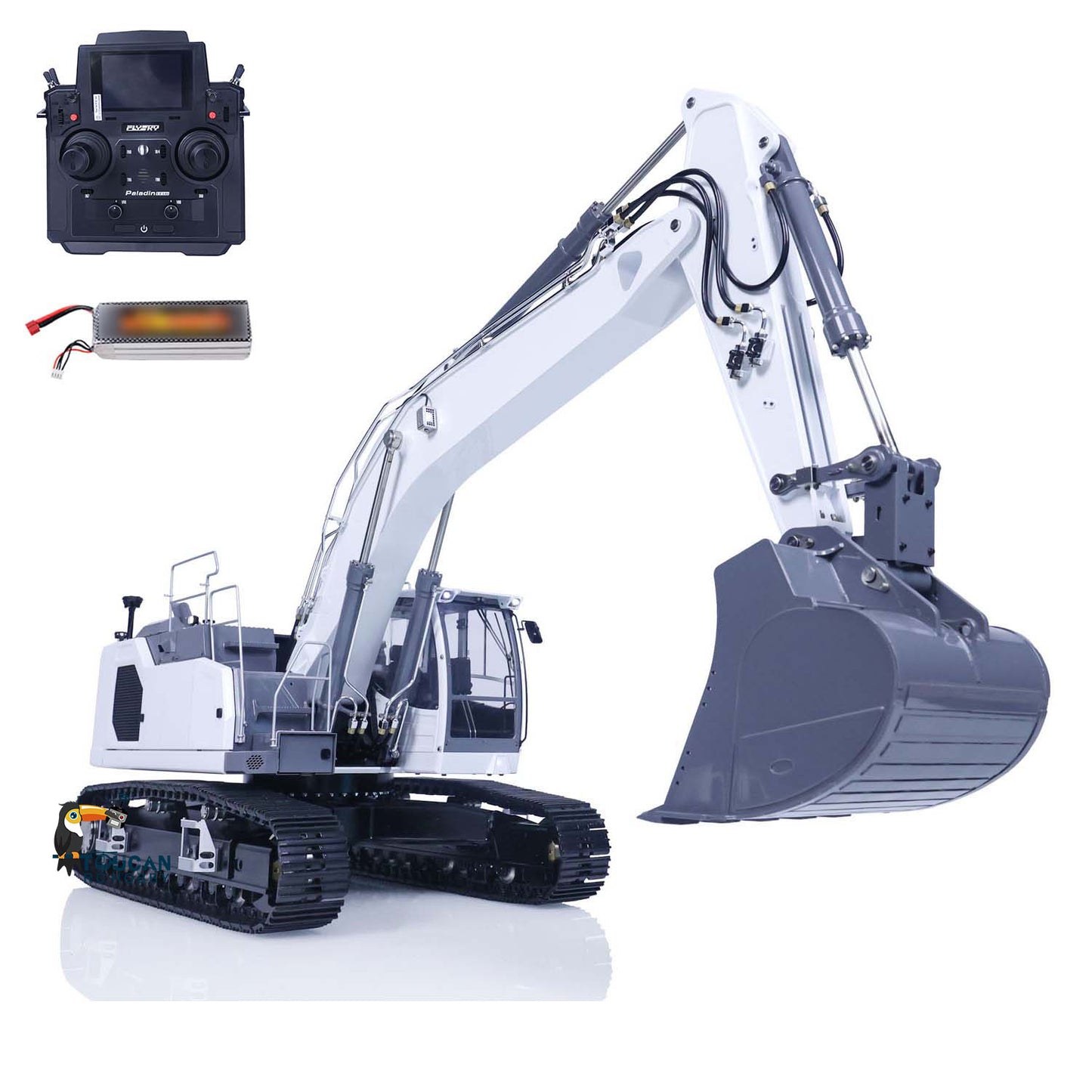 LESU LR9451/14 Metal RC Hydraulic Excavator Painted Assembled PL18EV Lite Remote Control Engineering Vehicles Model RTR