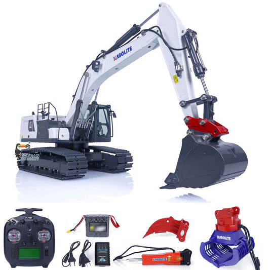 IN STOCK Kabolite K961-100S Metal 1/18 RC Hydraulic Excavator Digger Upgraded Version K336GC 10000mAh Battery Construction Vehicle Servo