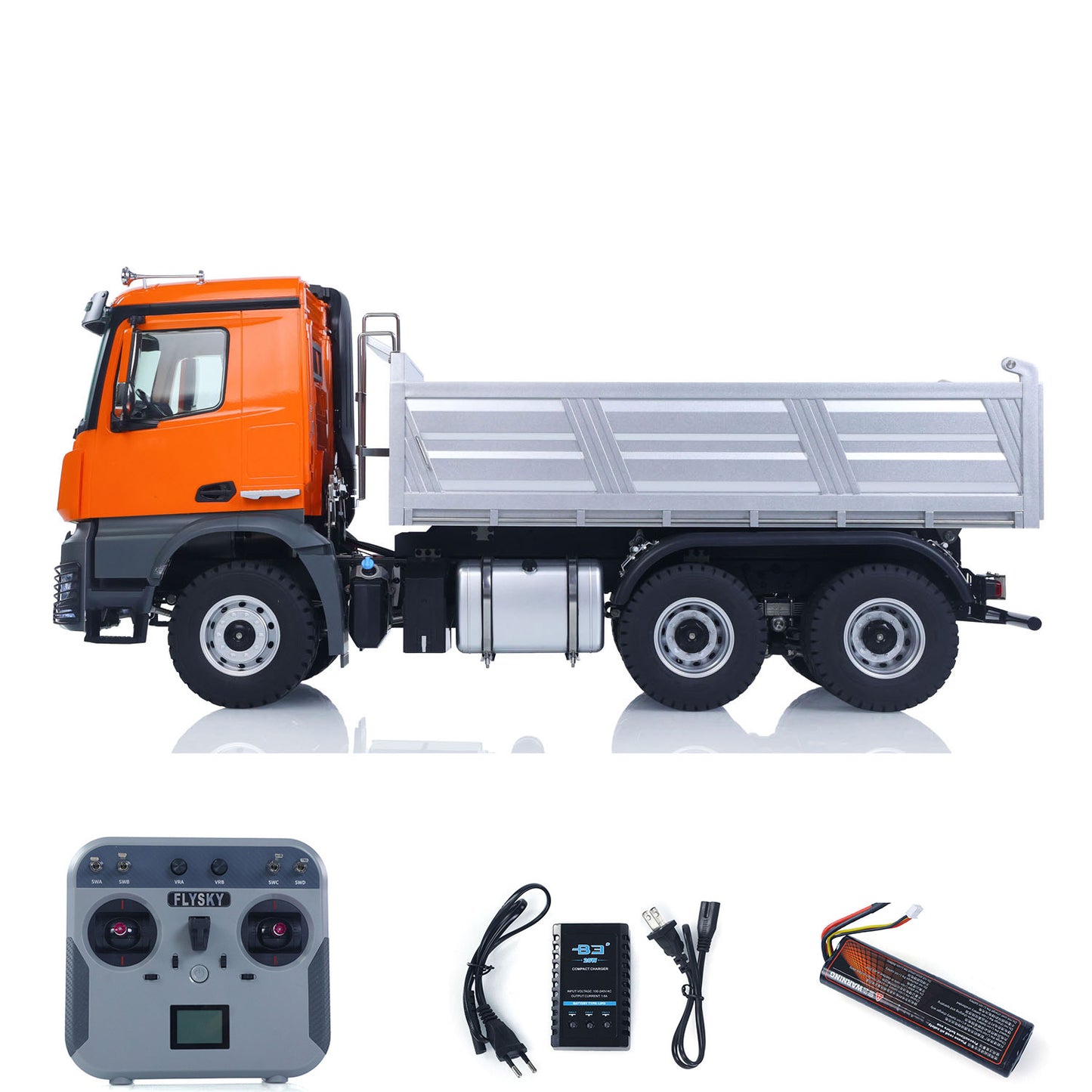 US STOCK 1/14 2.4G Remote Control Electric Lifting Dumper 5702 Model 6*6 Tipper Vehicle 2Speed Sound Light Motor RTR Car Gifts Adults