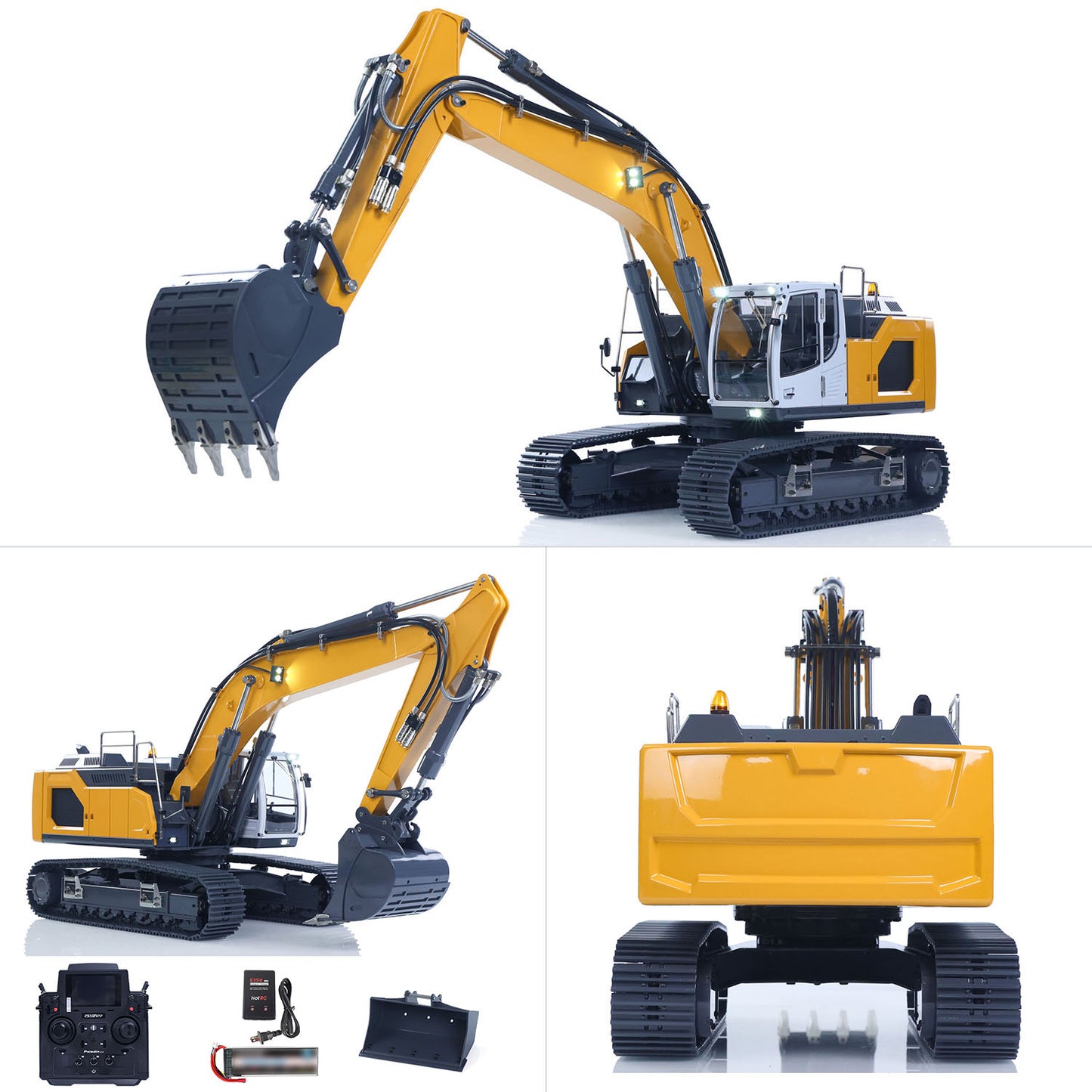 US STOCK 1:14 Hydraulic RC Excavator for Remote Control 945 5CH Reversing Valve
