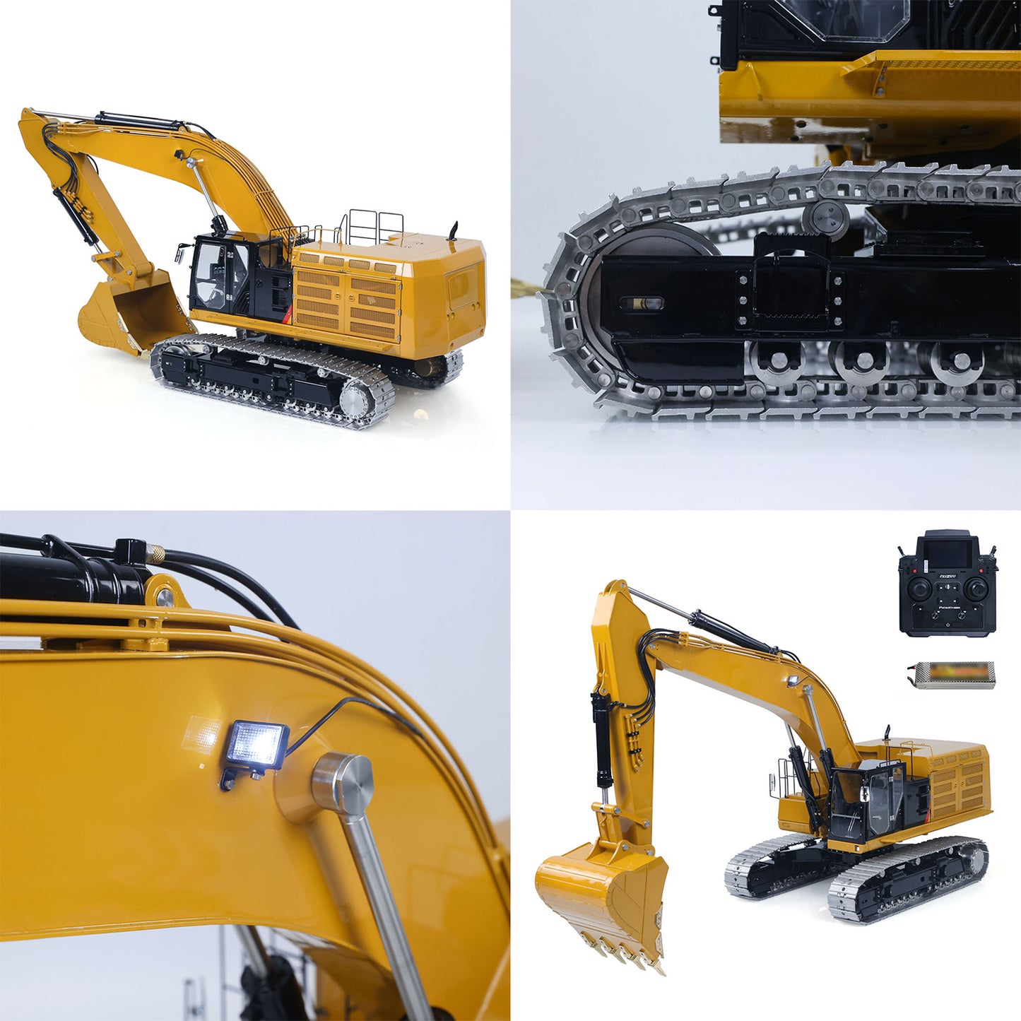 Finished LESU 1/14 Hydraulic RC Excavator 374 C374F Radio Controlled Digger RTR Heavy Machine Construction Car PL18EV LITE Battery Ready to Run