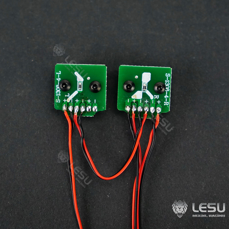 LESU 1/14 RC Metal Hydraulic Aoue-LT5 Tracked Skid-Steer Loader DIY Model Lights