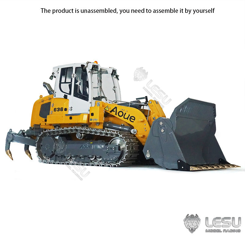 LESU 1/14 Metal Painted RC Loader 636 Radio Controlled Construction Vehicles W/ Sound Light Hydraulic System Decal