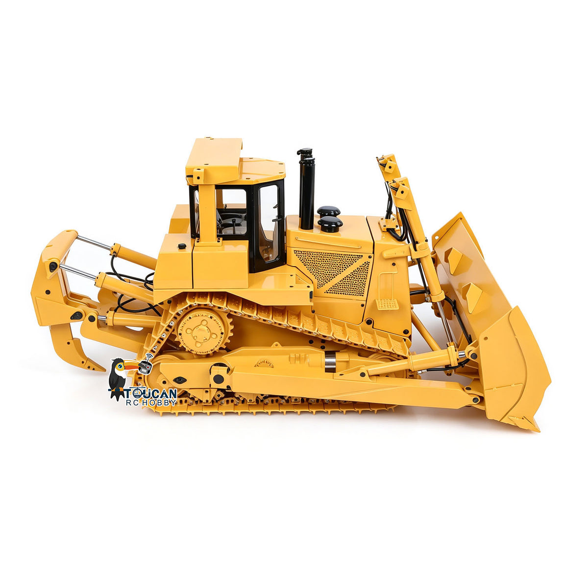 Fast Free Shipping JDModel DXR2 Metal 1/14 RC Hydraulic Bulldozer Remote Controlled Heavy-duty Dozer W/ 201 Sound System