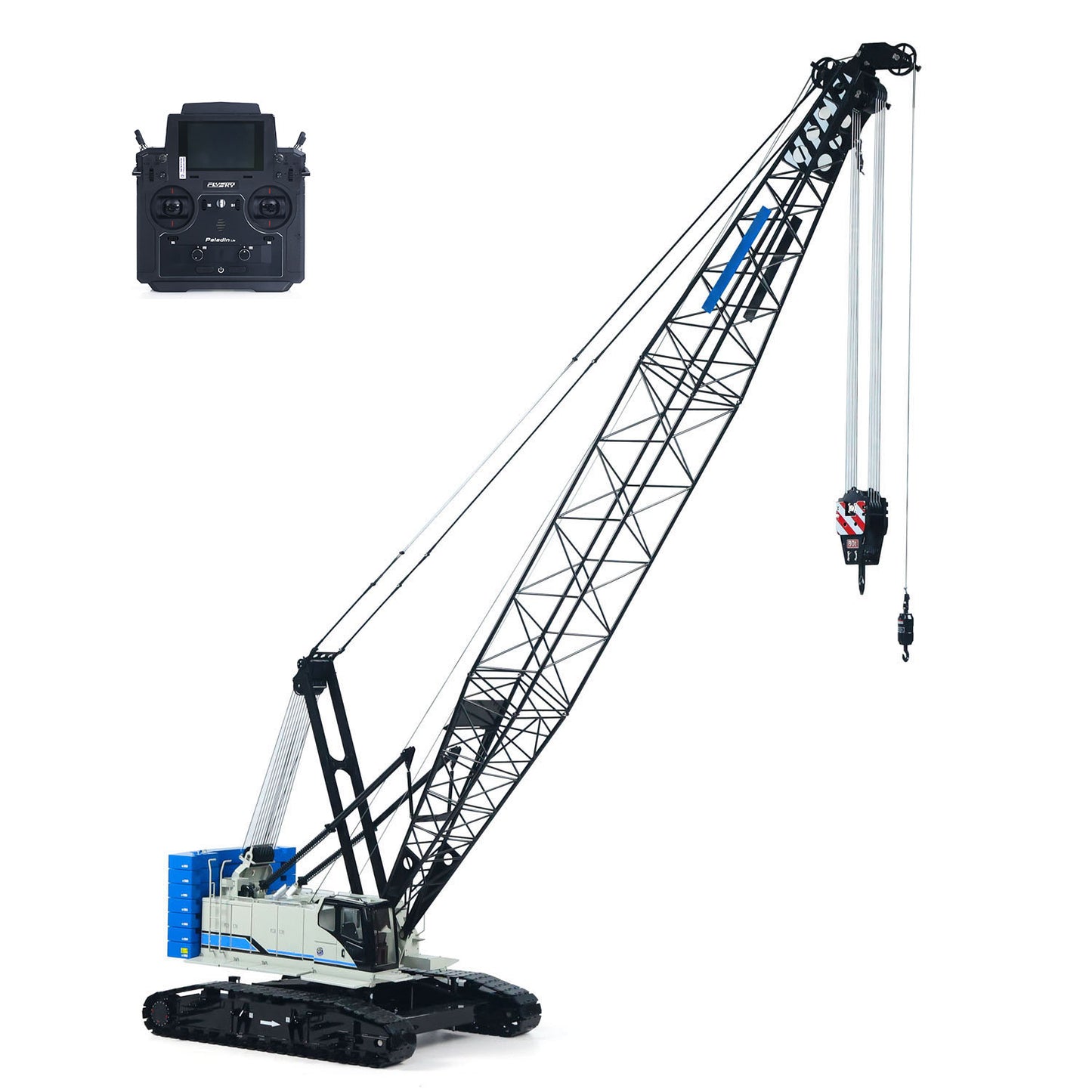 Pre- Order Metal 1/14 RC Hydraulic Crawler Crane C1200 Remote Control Construction Vehicle Flysky PL18 LITE Radio Brushless Motor Battery