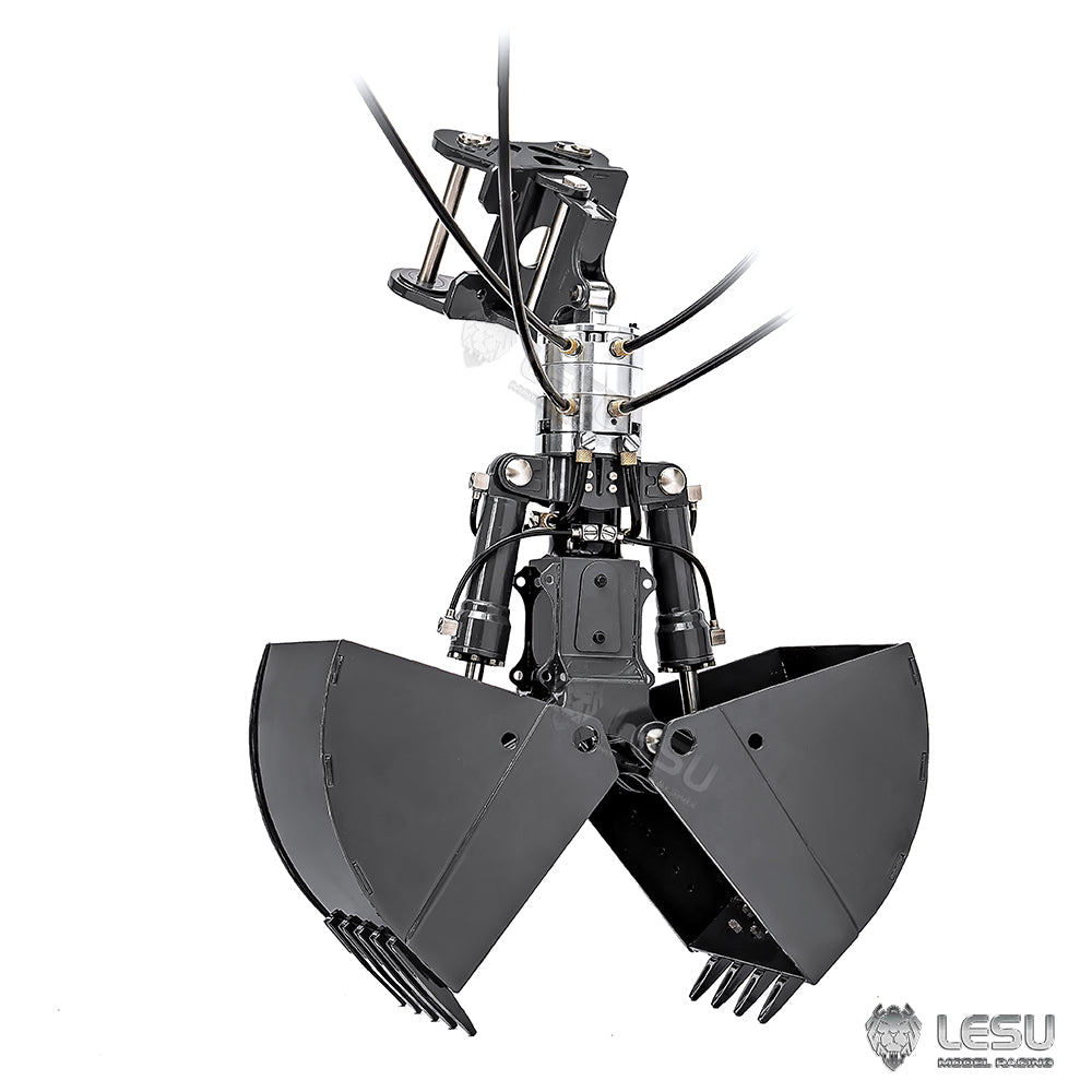 Metal Clamshell Bucket for LESU C374F 1/14 Hydraulic RC Excavator Digger Model