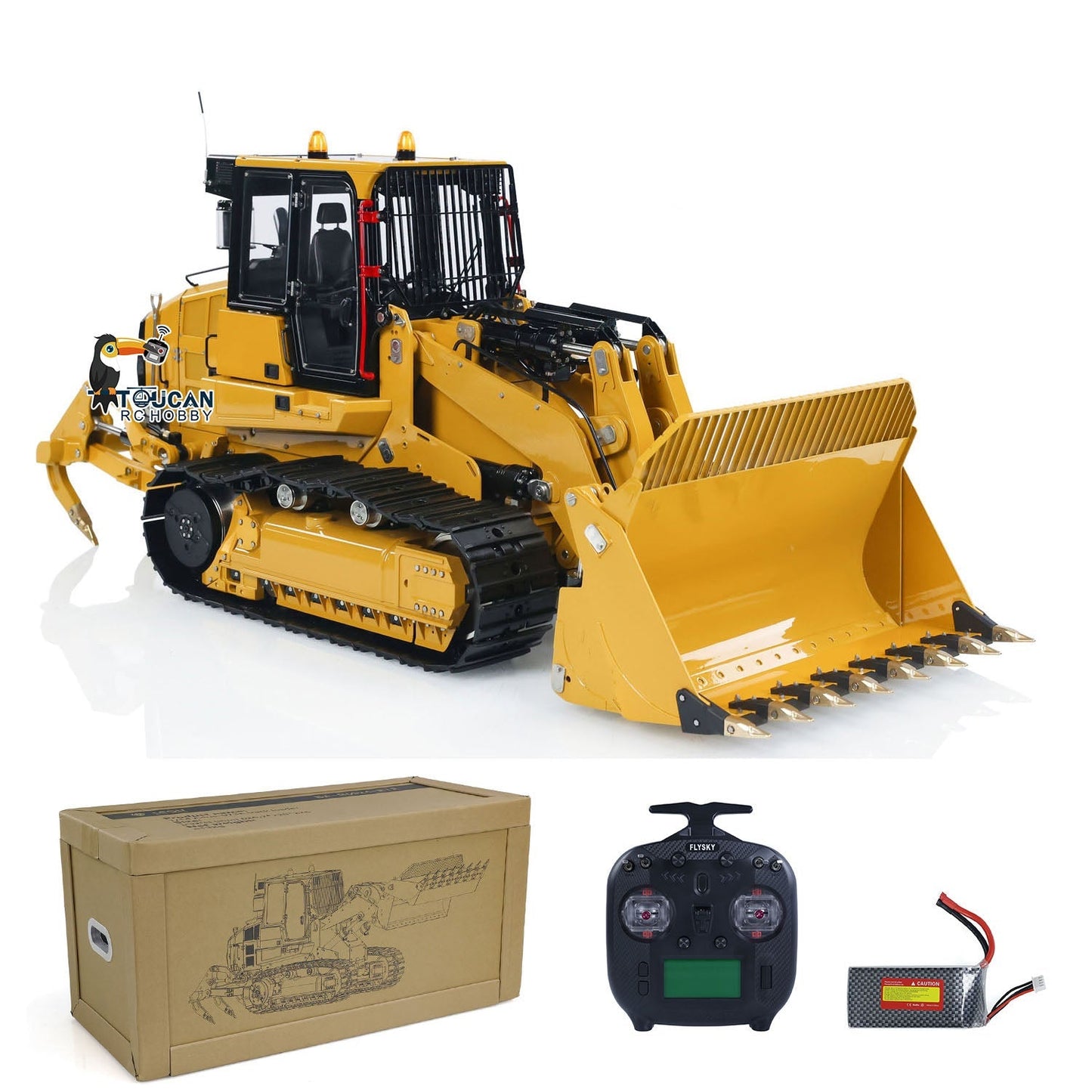 1/14 LESU 973K RC Hydraulic Loader RTR Radio Control Tracked Car Ready to Run Openable Bucket Optional Track Colors