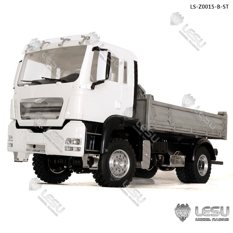 LESU 1/14 6x6 Metal TGS Dumper A/B RC Truck Model Light Sound Hydrualic System Motor Light Sound Opitonal Versions